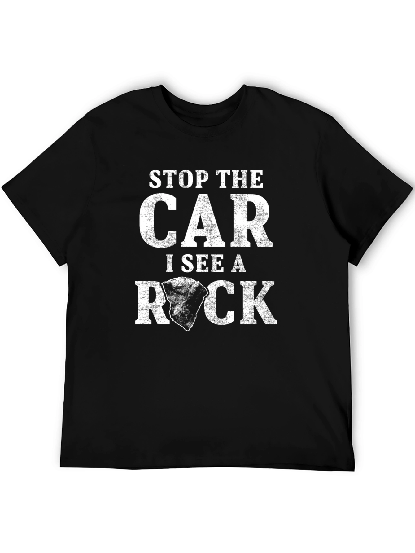 Funny Rock Collector T-Shirt - Stop The Car