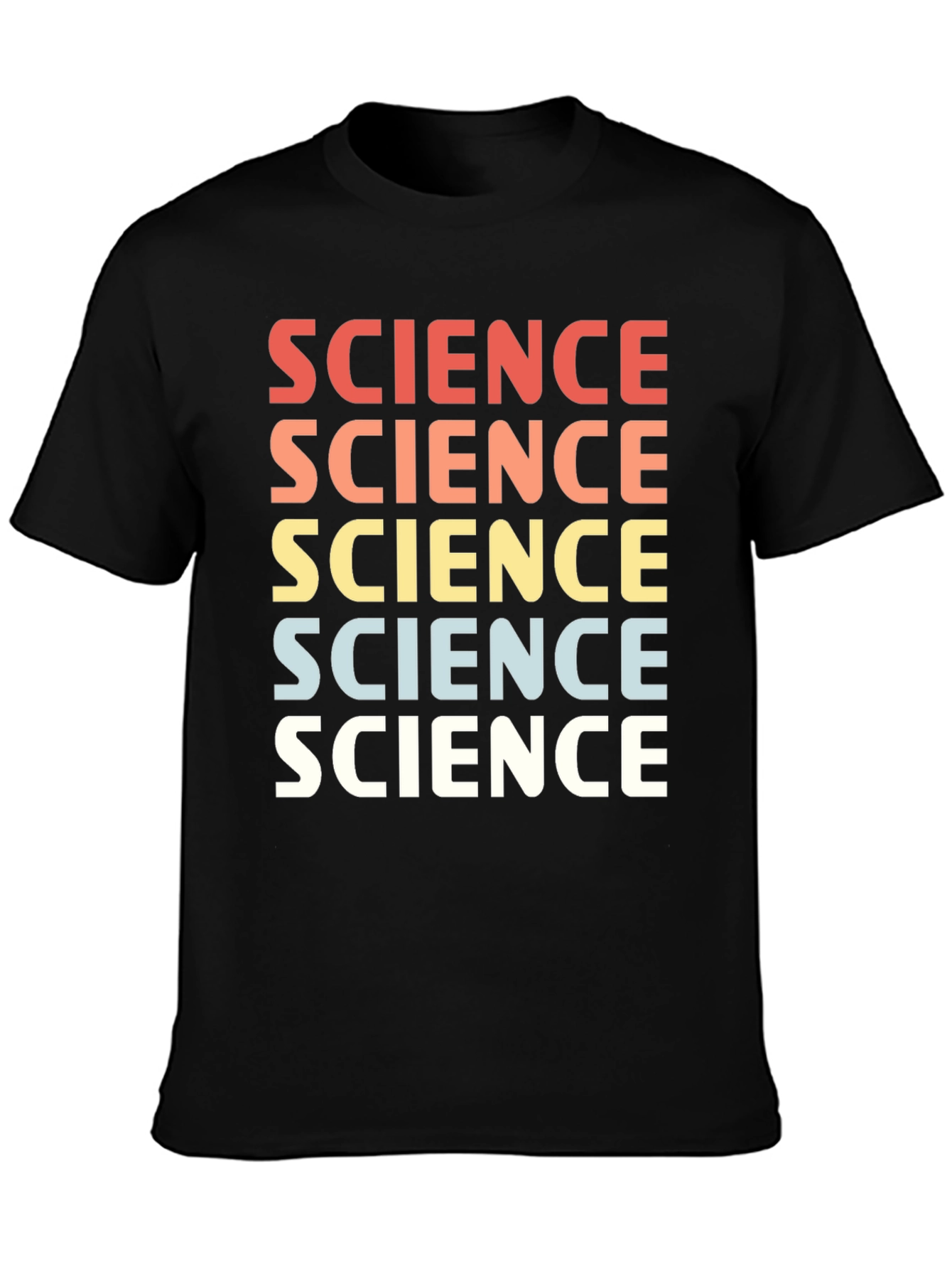 Science Repeated Graphic T-Shirt