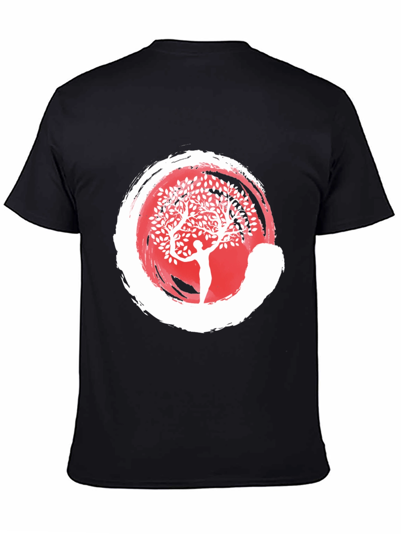 Enso Zen Circle Tree of Life Graphic Tee