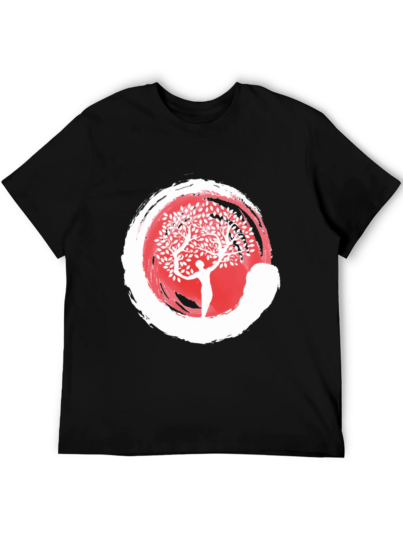 Enso Zen Circle Tree of Life Graphic Tee