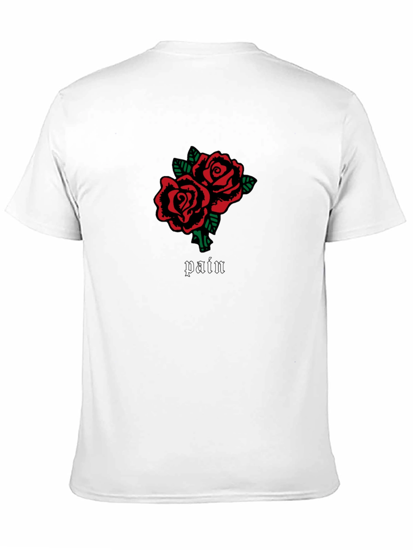 Pain Roses Graphic T-Shirt - Black