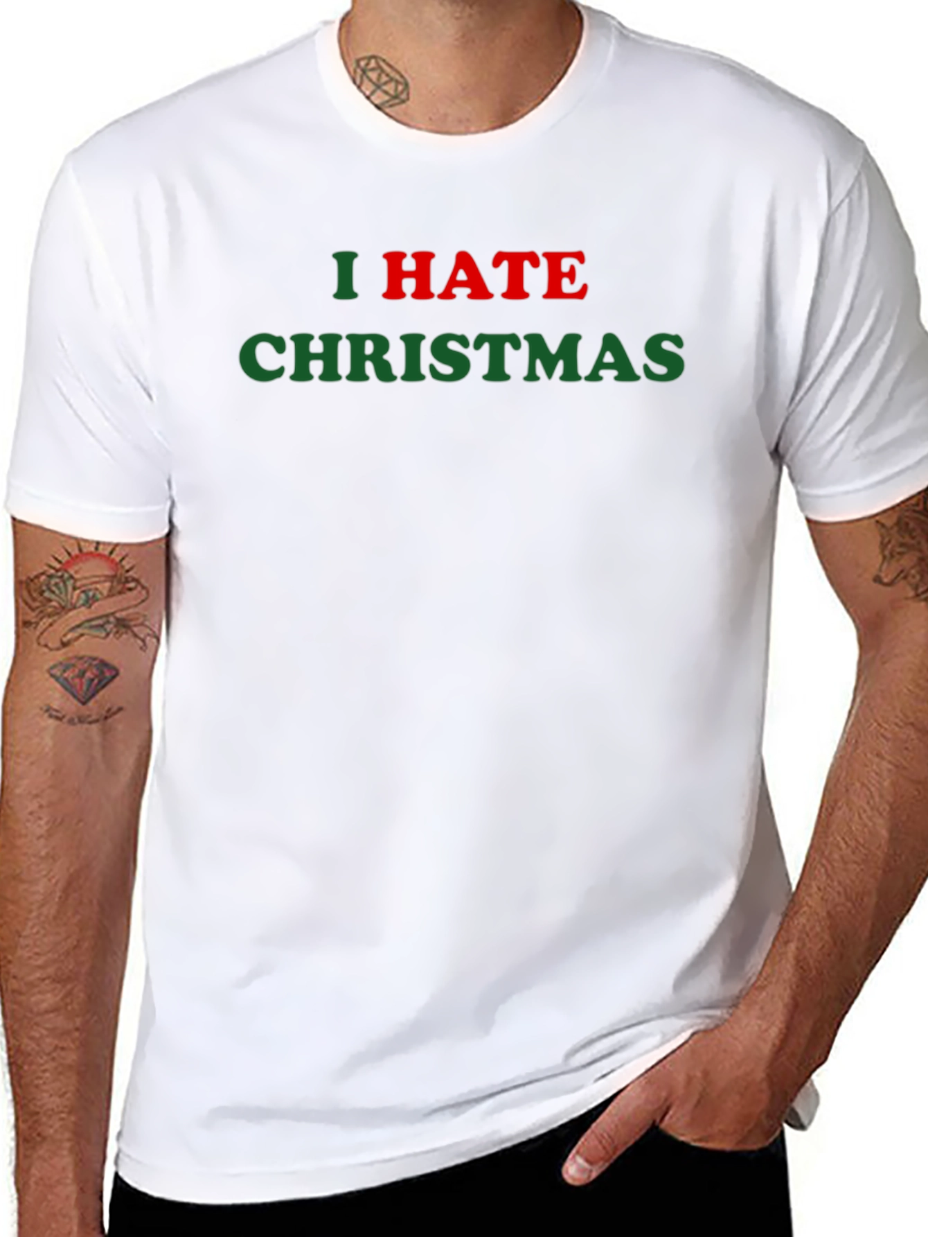 I Hate Christmas T-Shirt - Holiday Grinch Apparel
