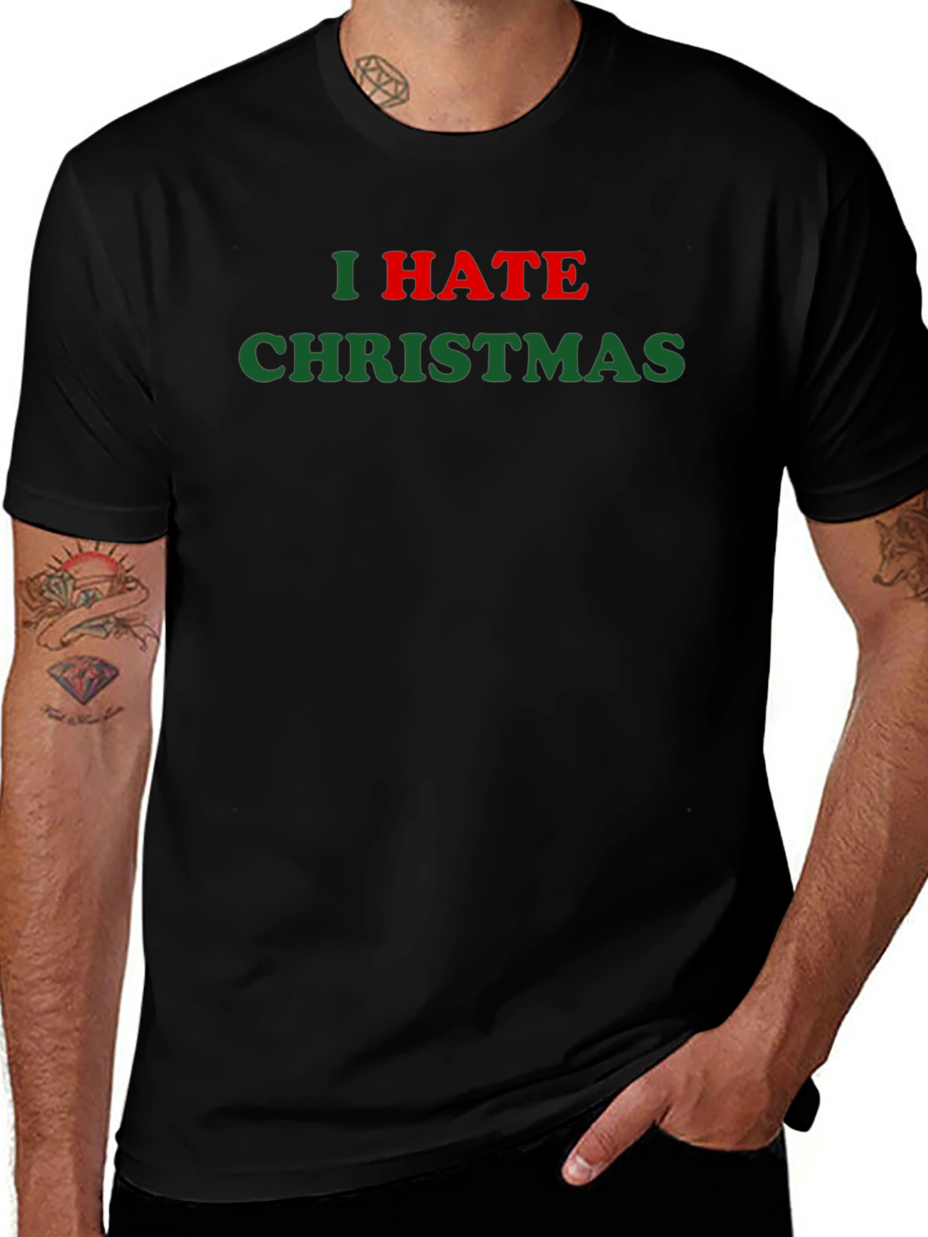 I Hate Christmas T-Shirt - Holiday Grinch Apparel