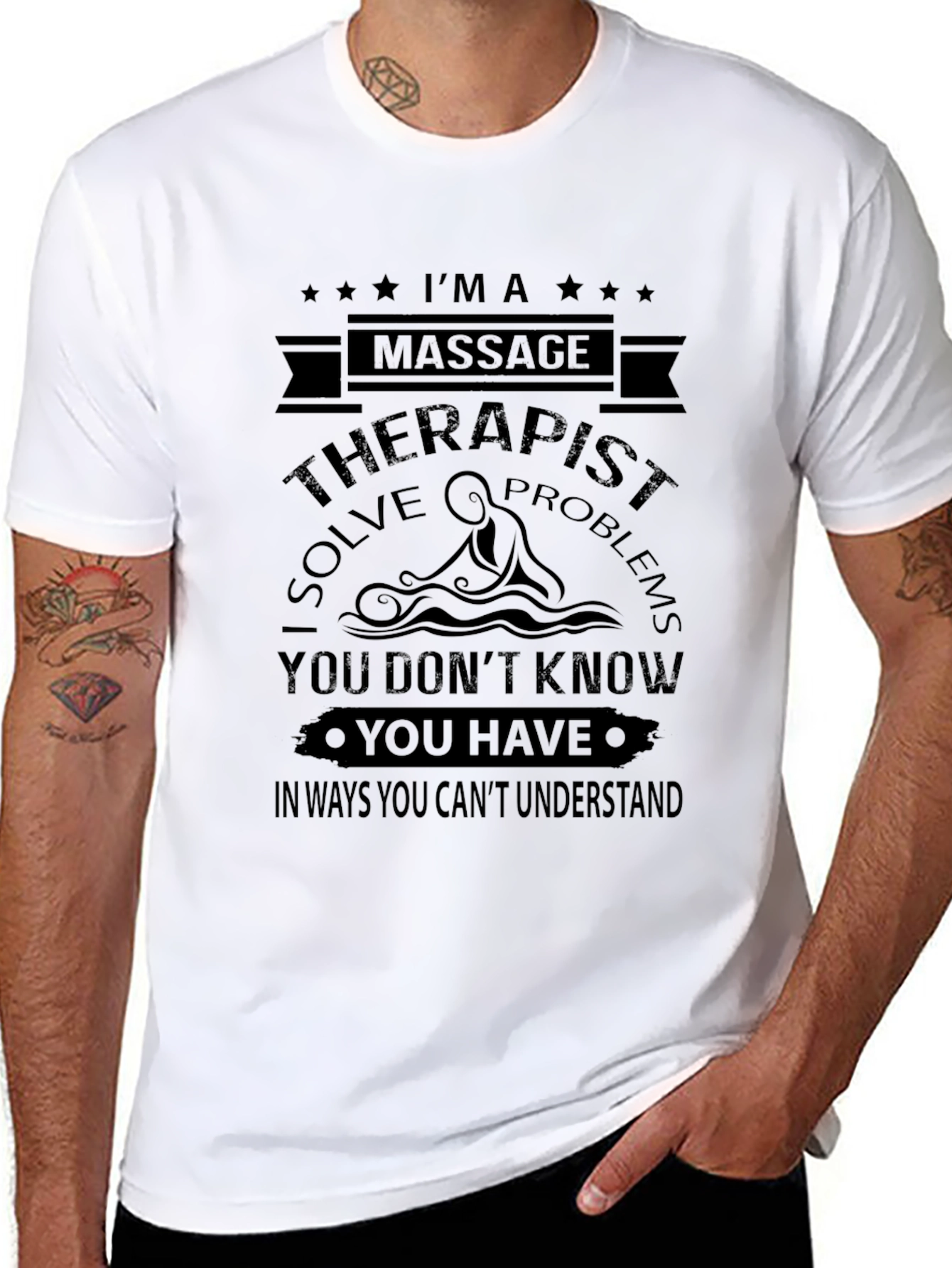 Massage Therapist Humor Graphic T-Shirt