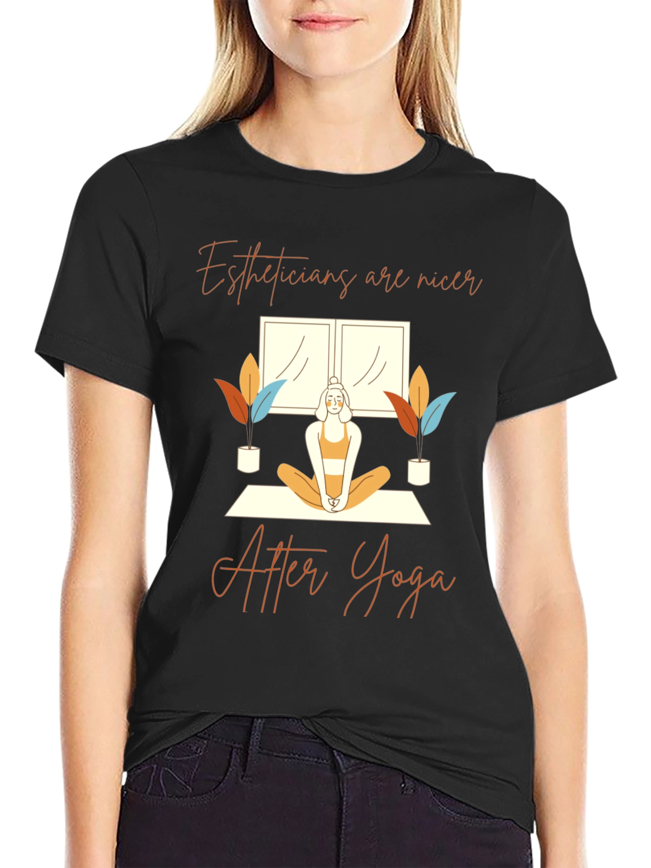 Estheticians are Nicer Yoga T-Shirt