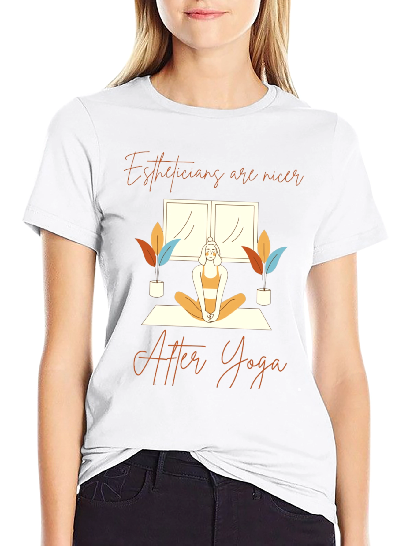 Estheticians are Nicer Yoga T-Shirt