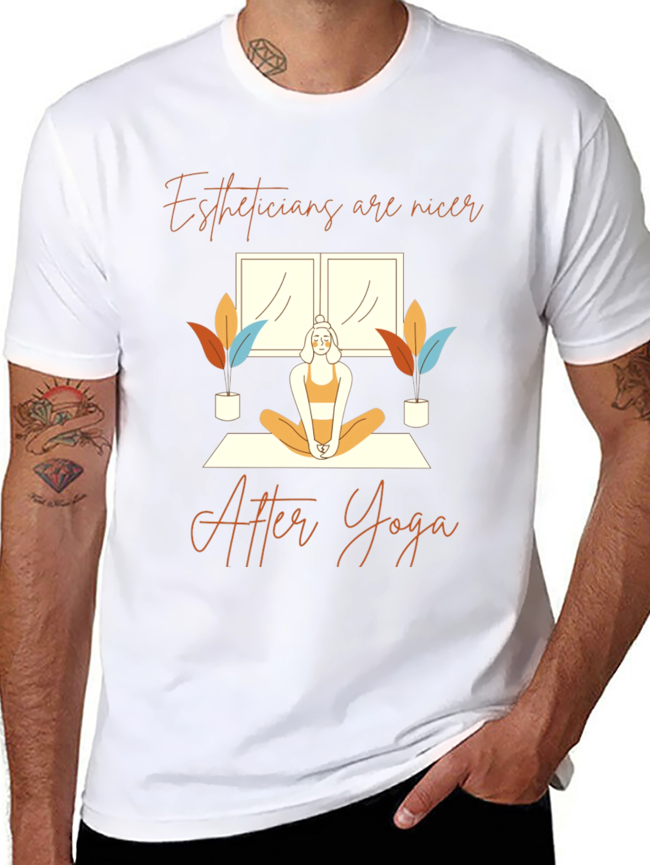 Estheticians are Nicer Yoga T-Shirt