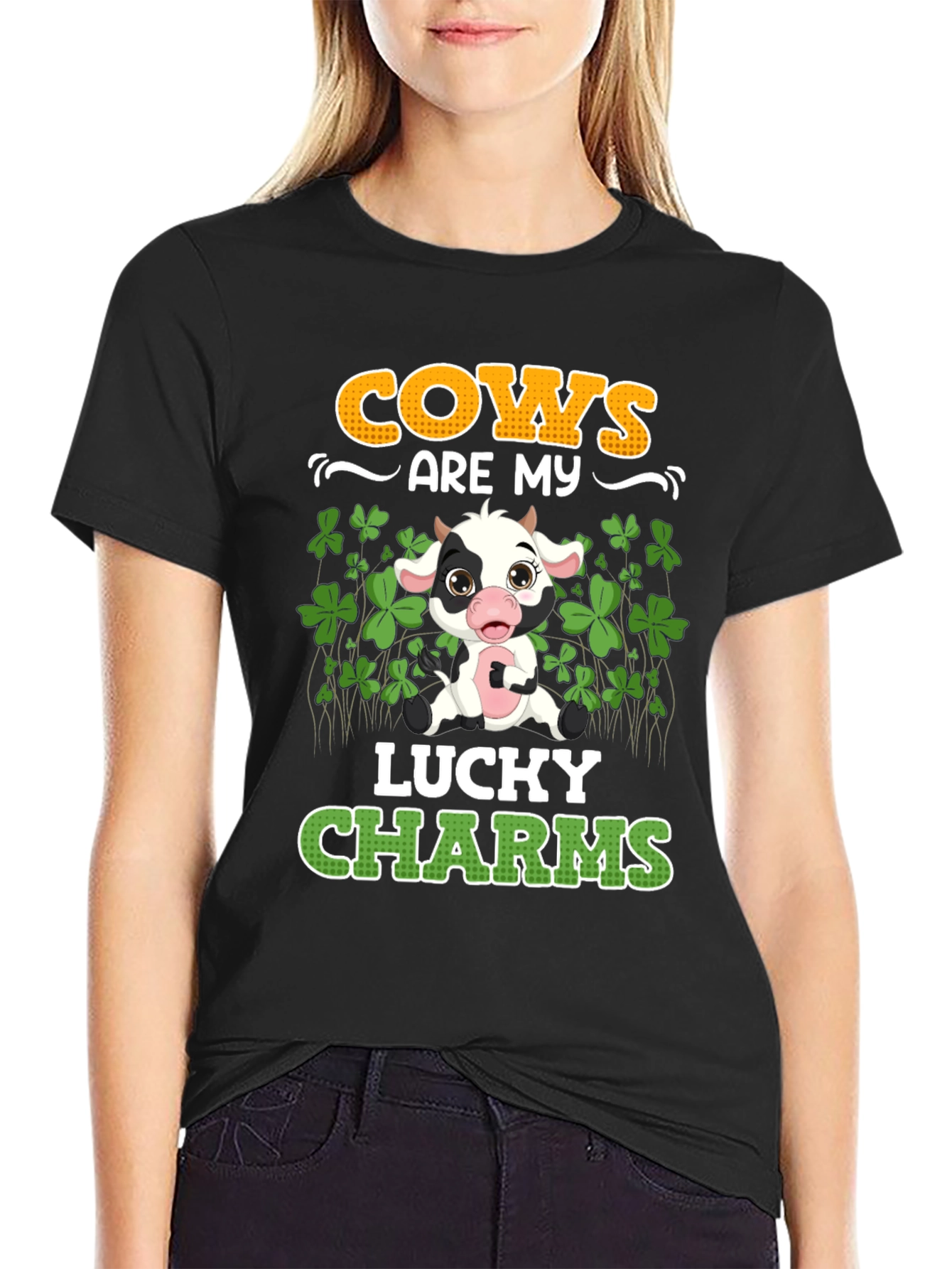 Cows Are My Lucky Charms St Patricks Day T-Shirt