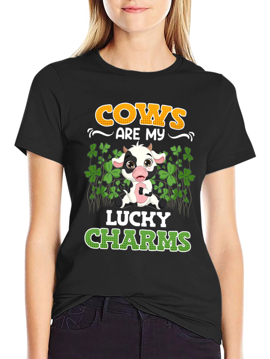 Cows Are My Lucky Charms St Patricks Day T-Shirt
