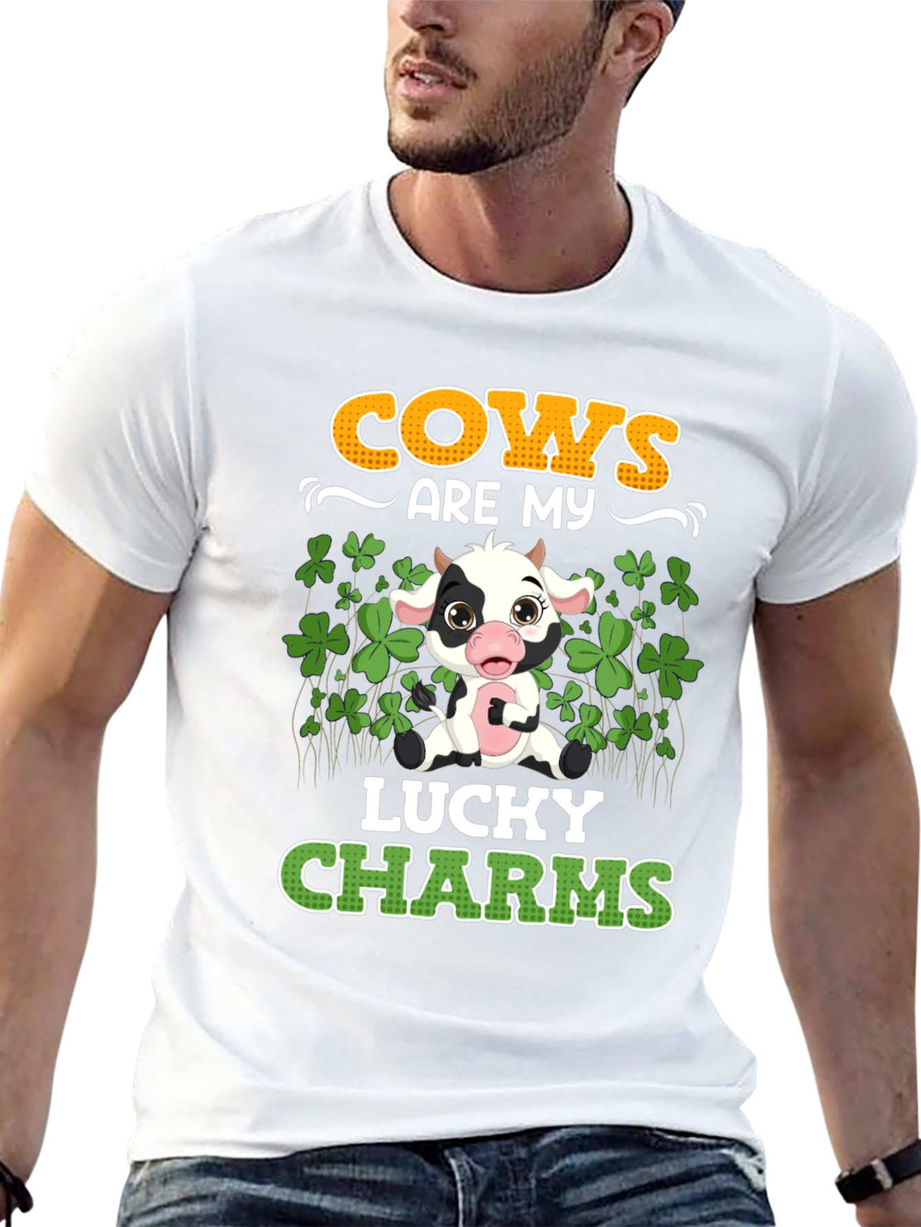 Cows Are My Lucky Charms St Patricks Day T-Shirt