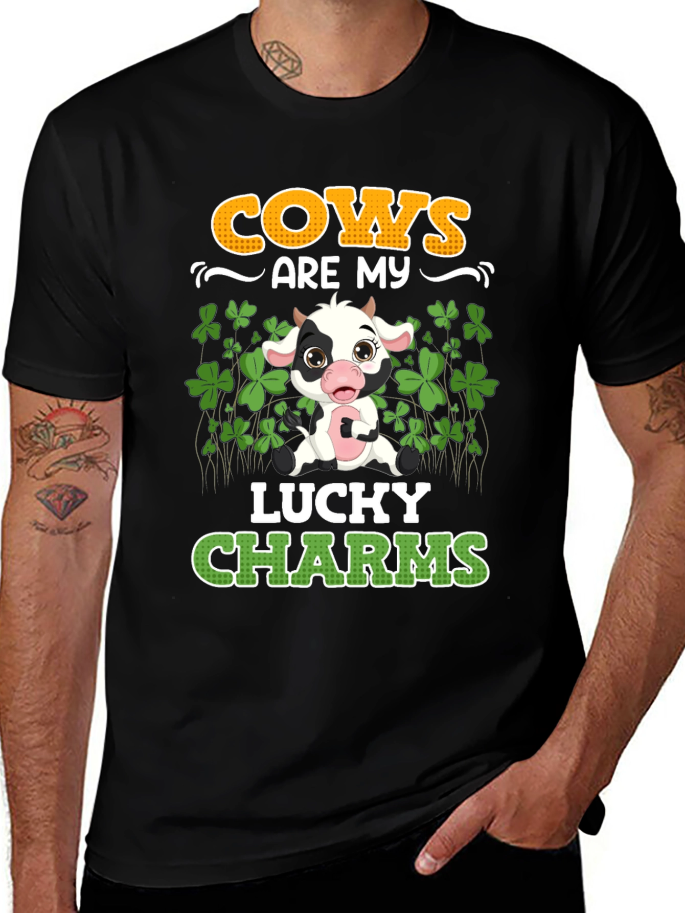 Cows Are My Lucky Charms St Patricks Day T-Shirt