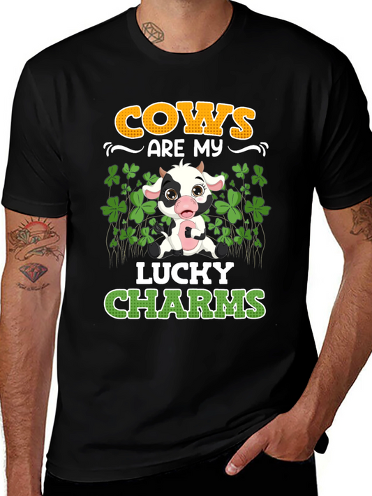 Cows Are My Lucky Charms St Patricks Day T-Shirt