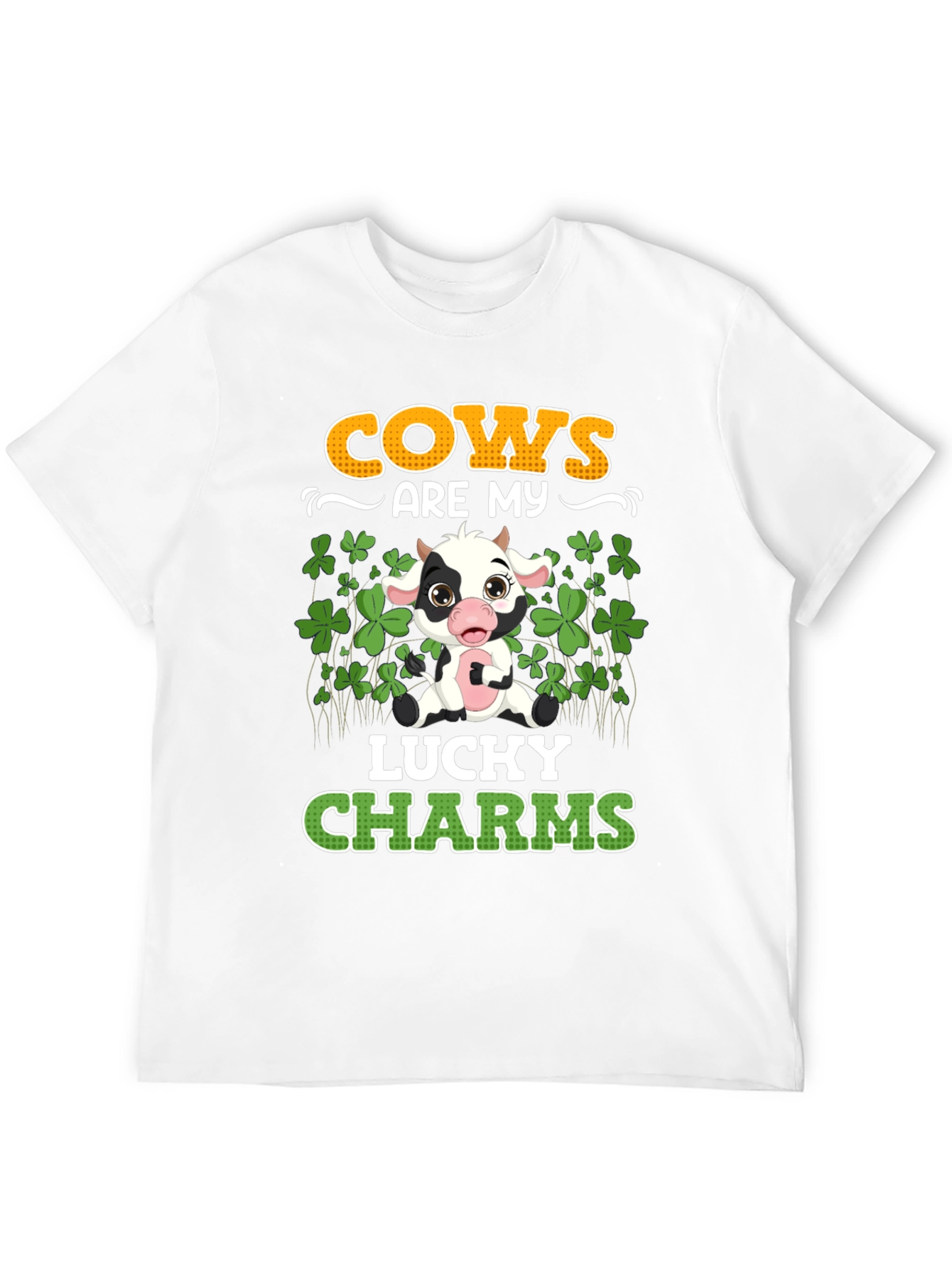 Cows Are My Lucky Charms St Patricks Day T-Shirt