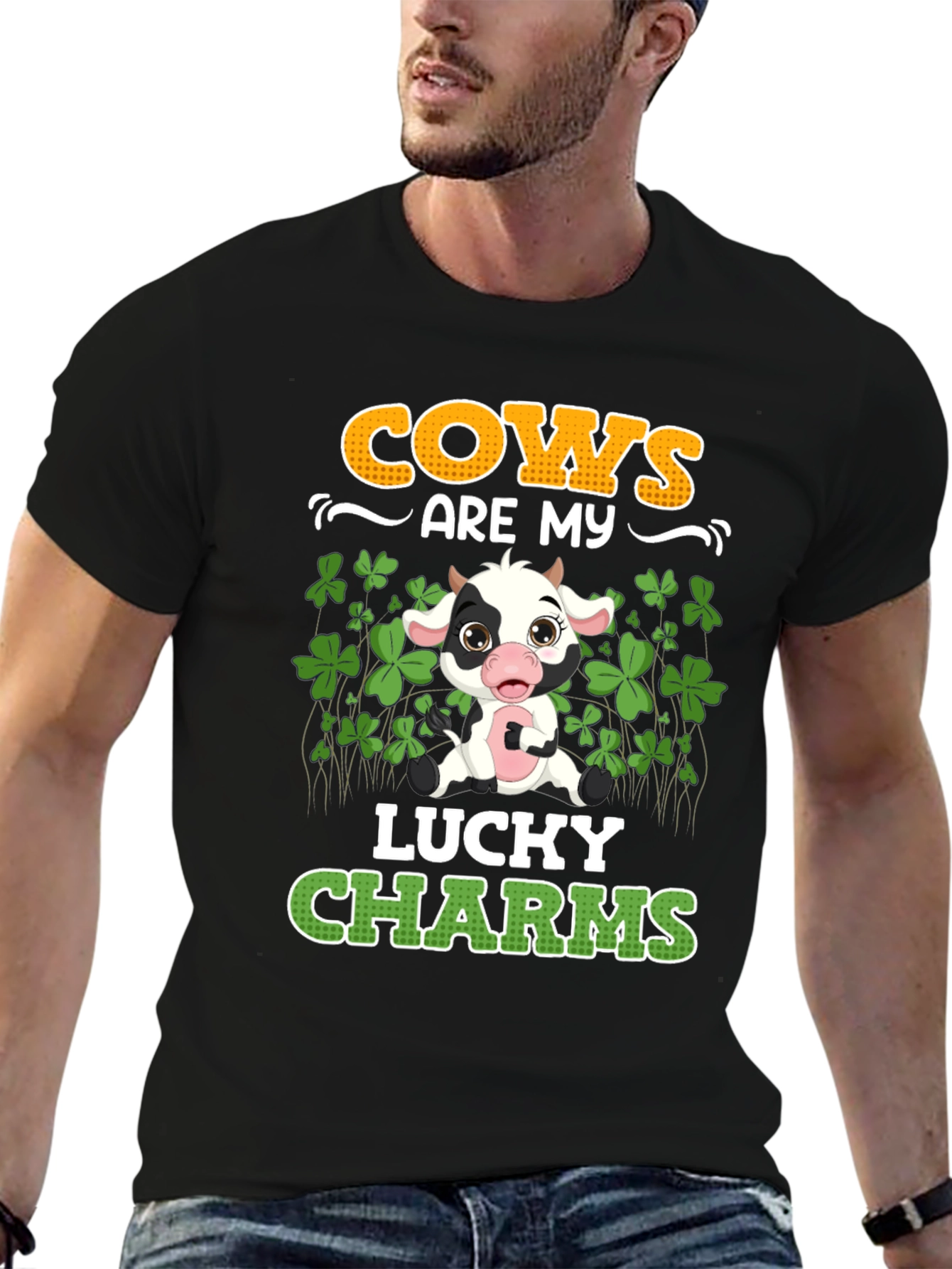 Cows Are My Lucky Charms St Patricks Day T-Shirt