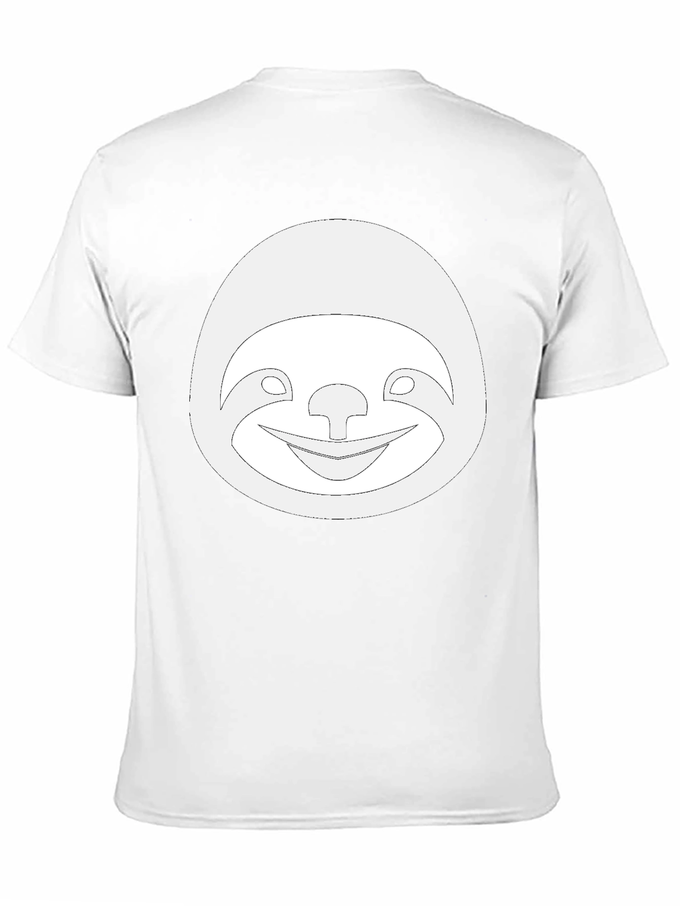 Funny Sloth Graphic Tee - Casual Black T-Shirt