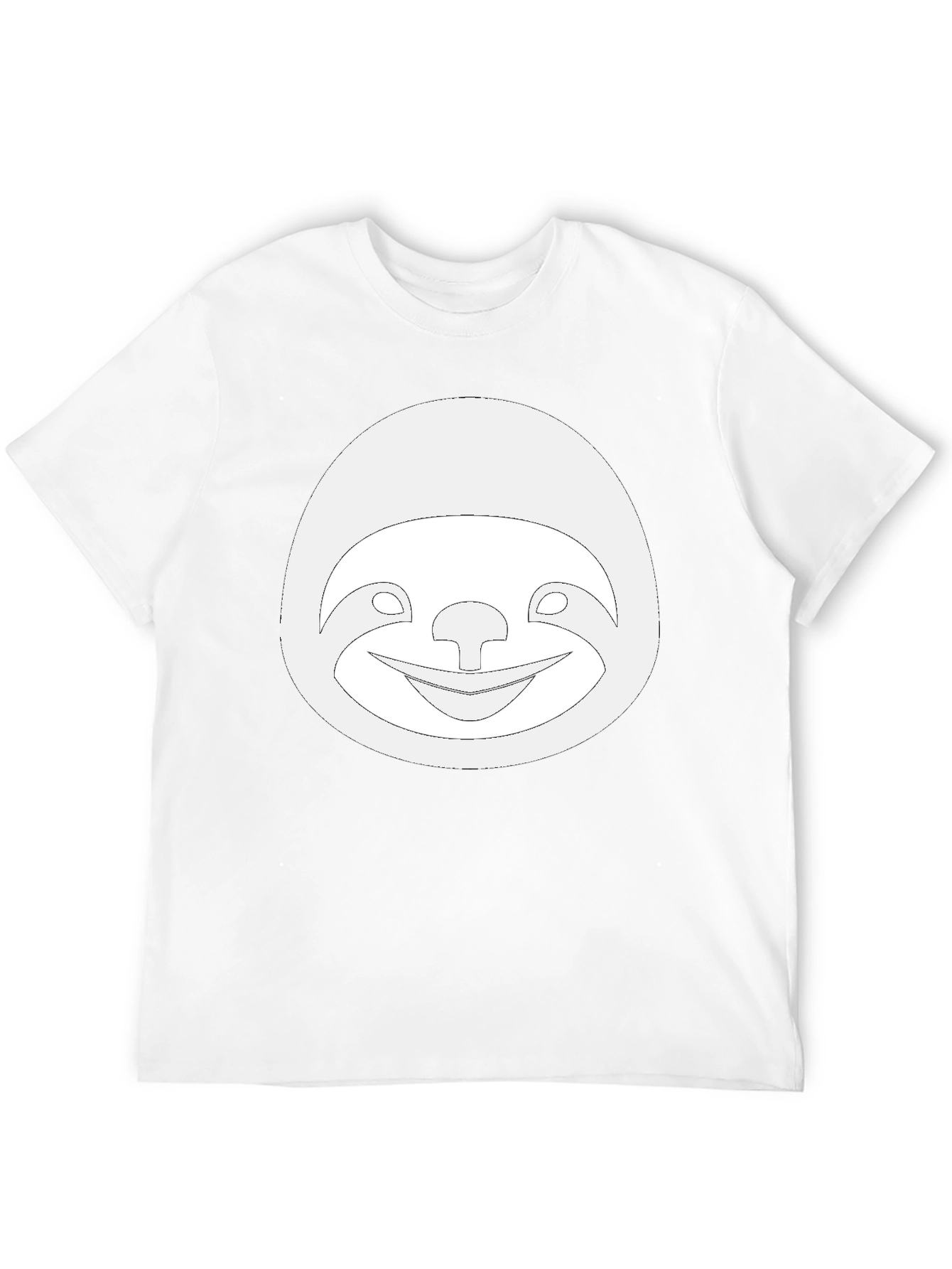 Funny Sloth Graphic Tee - Casual Black T-Shirt