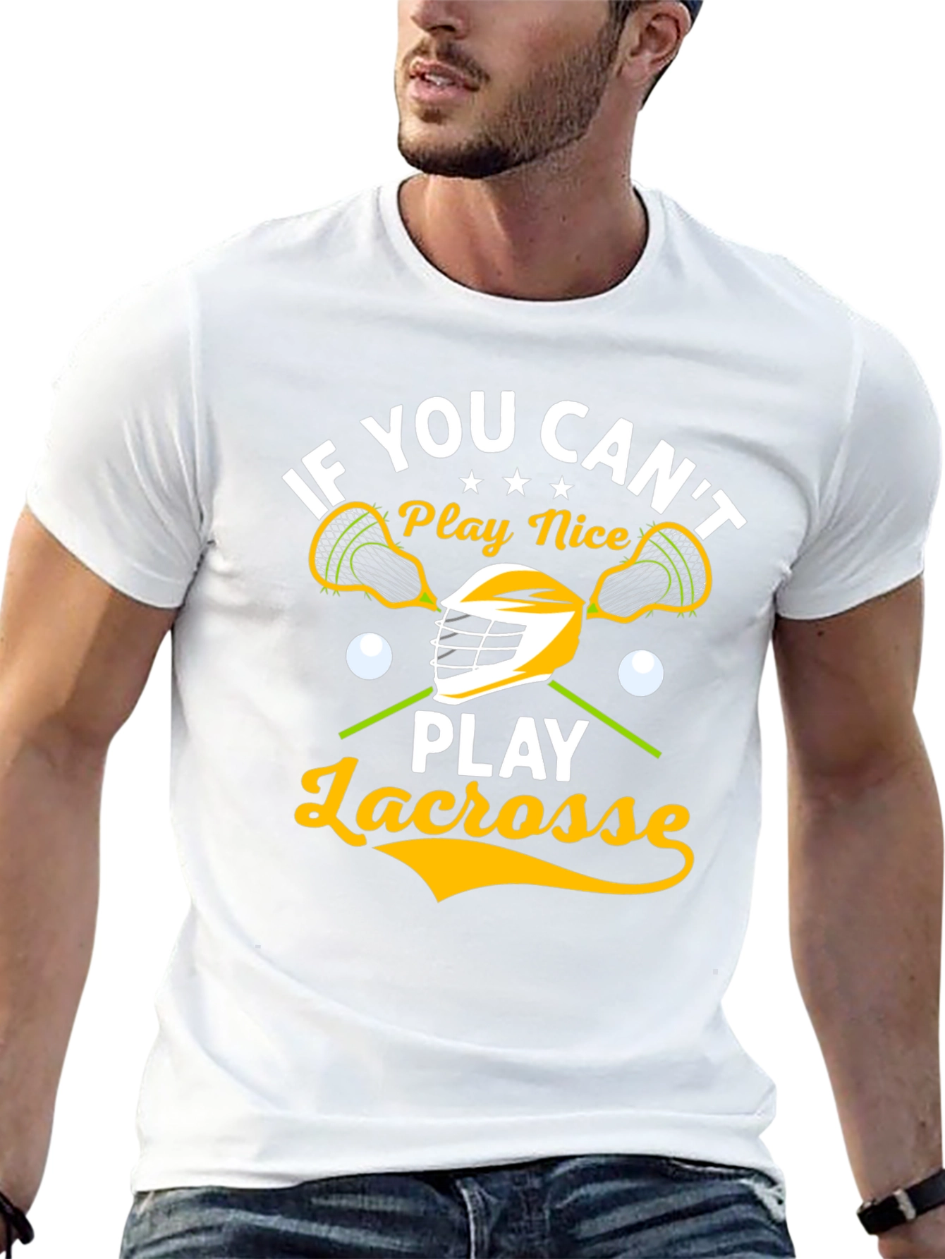 Lacrosse Player T-Shirt - If You Cant Play Nice