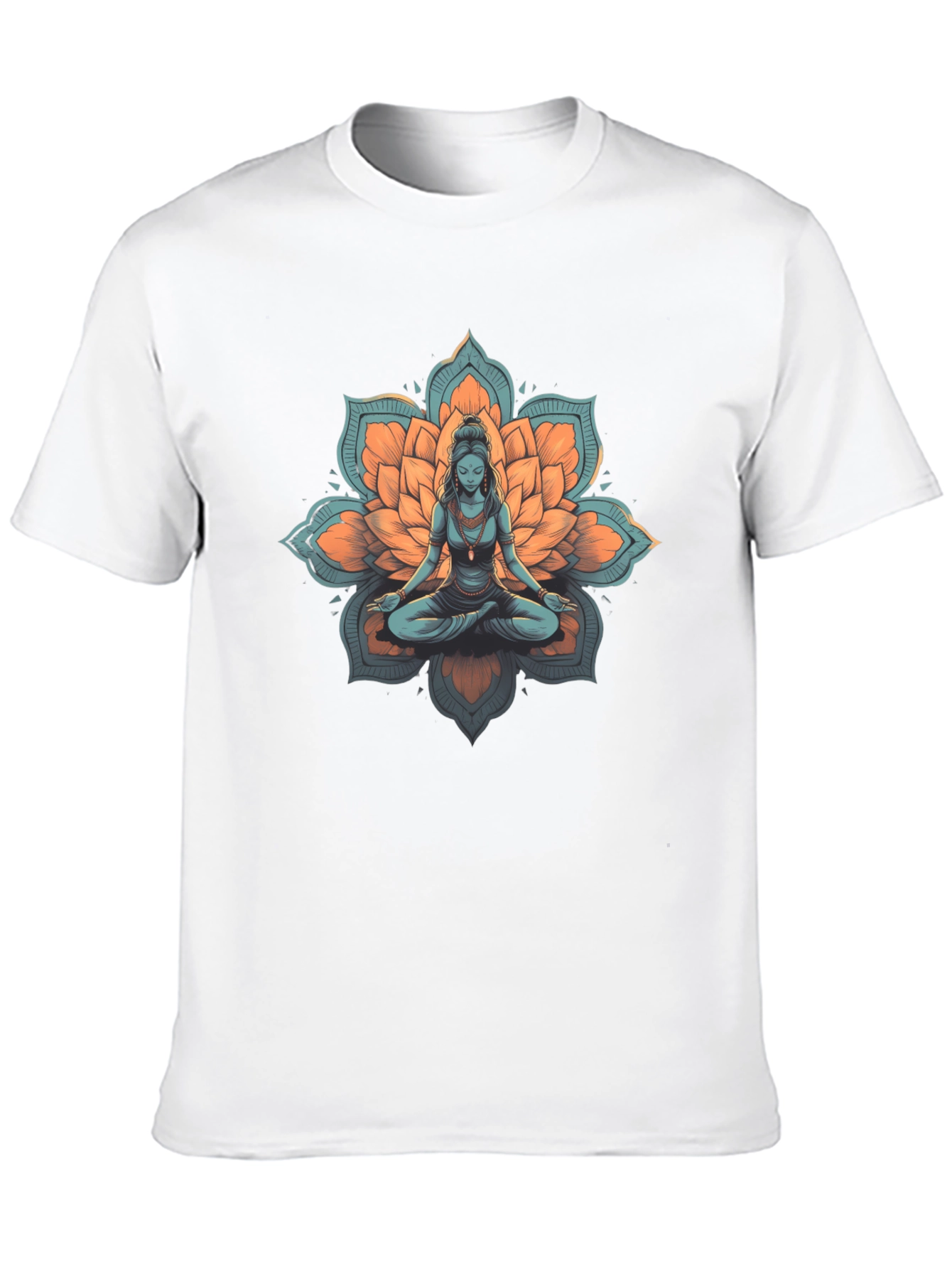Lotus Meditation Graphic T-Shirt