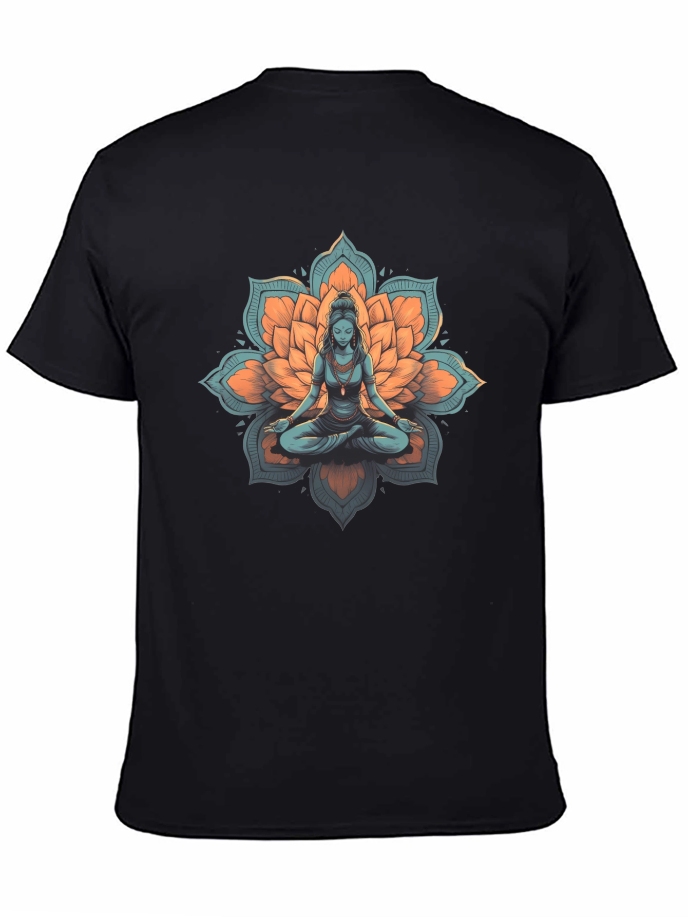 Lotus Meditation Graphic T-Shirt