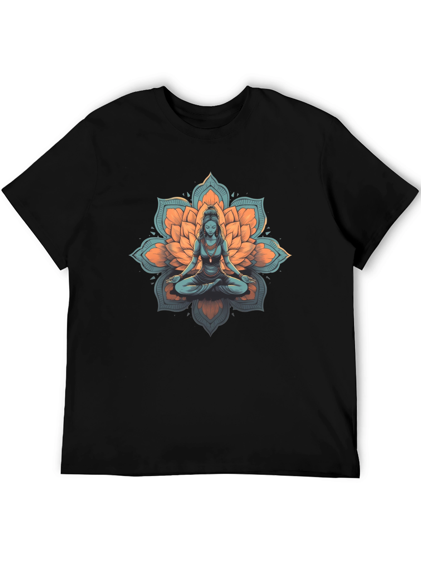 Lotus Meditation Graphic T-Shirt