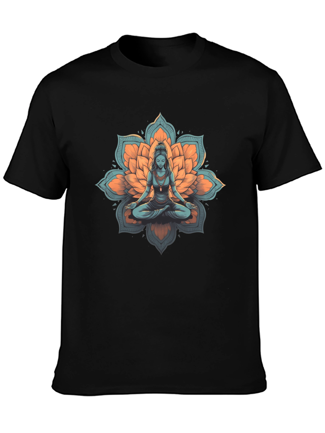 Lotus Meditation Graphic T-Shirt