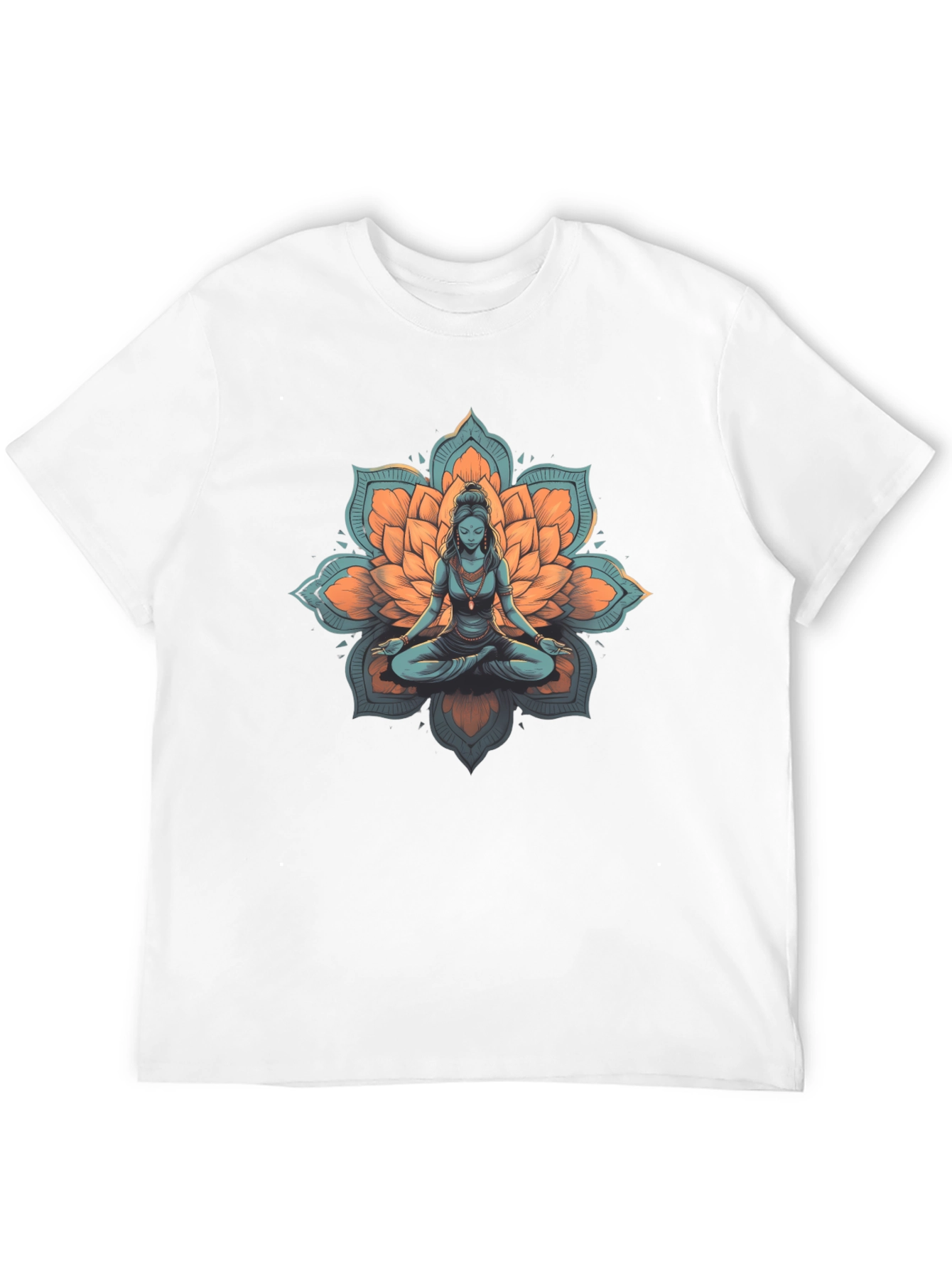 Lotus Meditation Graphic T-Shirt