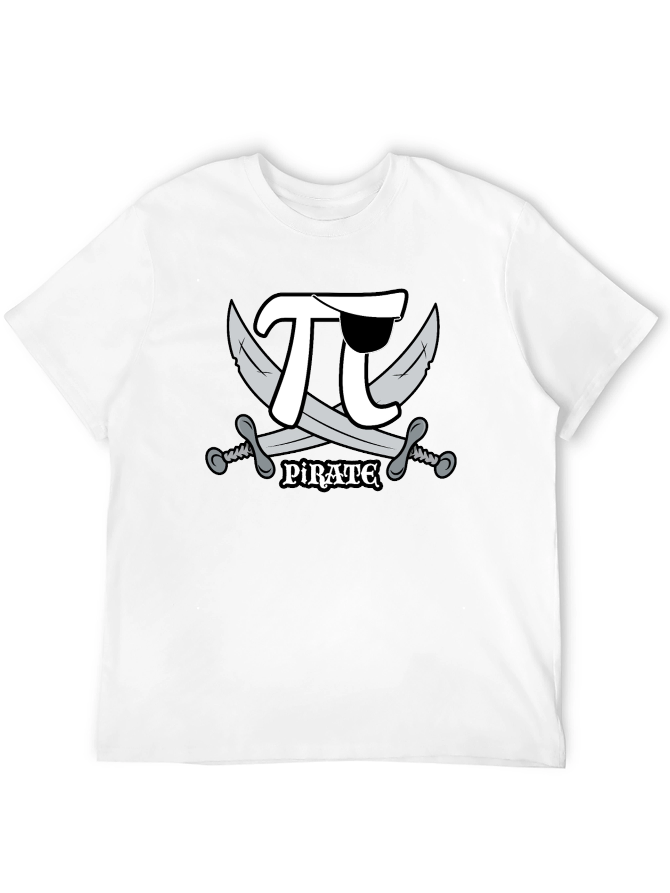 Pi Rate T-Shirt - Math Pirate Pun Tee