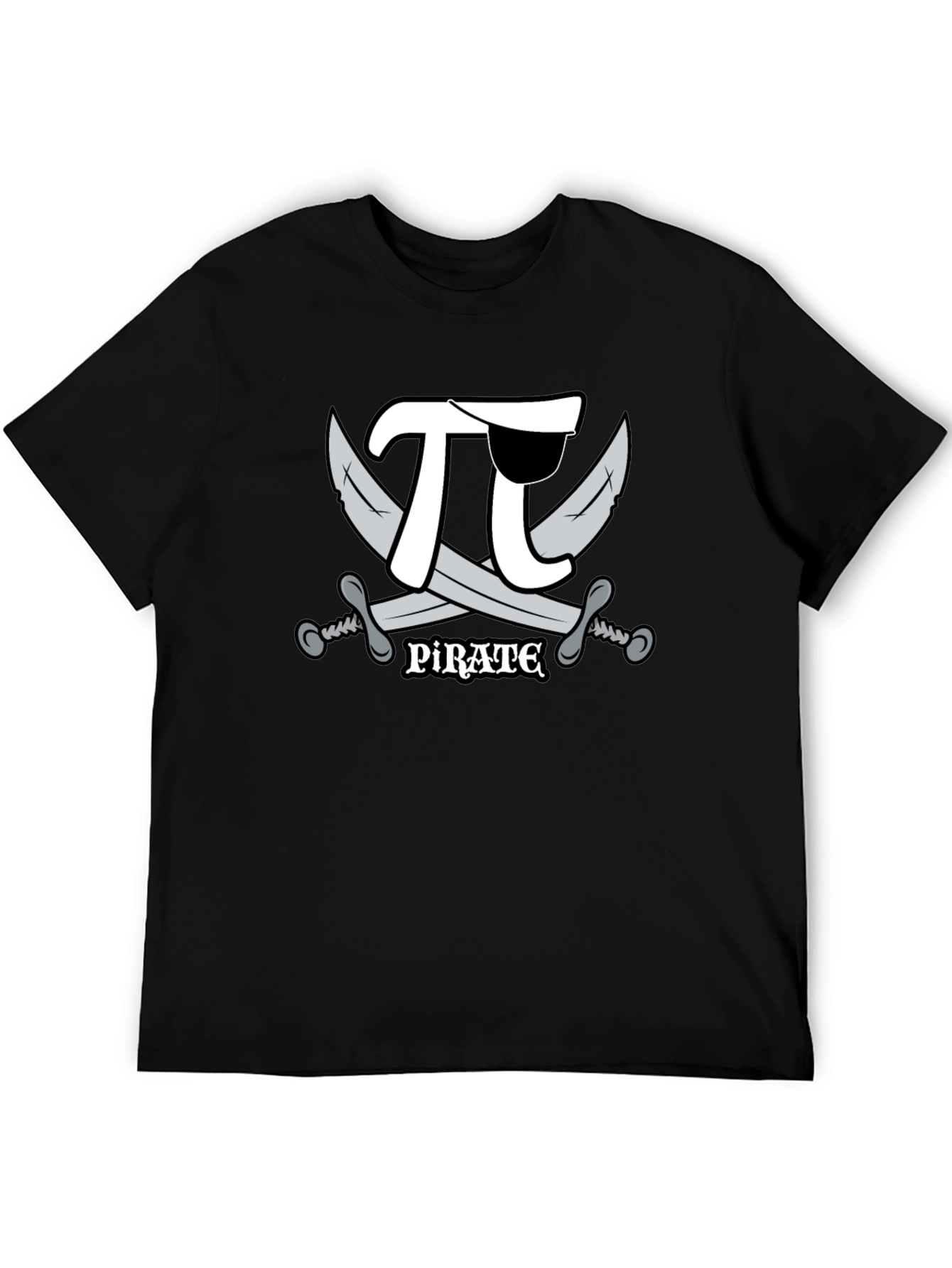 Pi Rate T-Shirt - Math Pirate Pun Tee