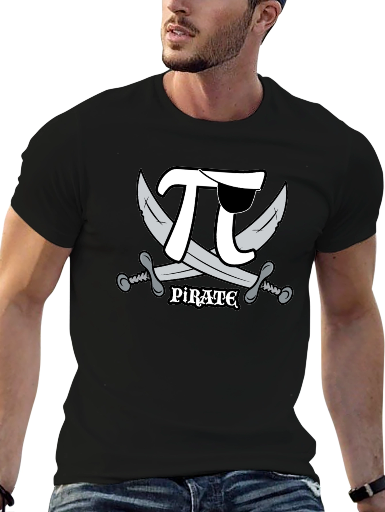 Pi Rate T-Shirt - Math Pirate Pun Tee