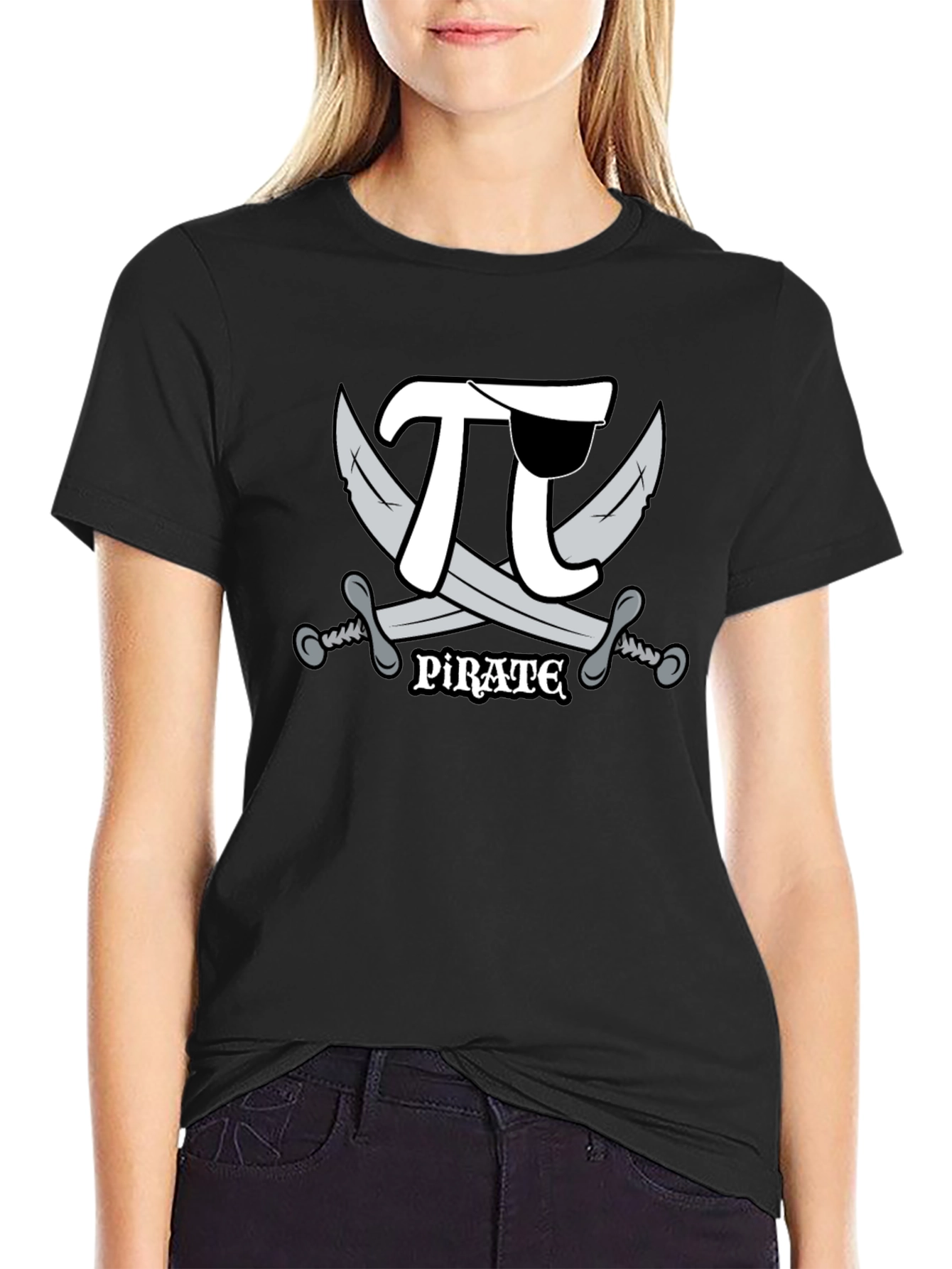 Pi Rate T-Shirt - Math Pirate Pun Tee