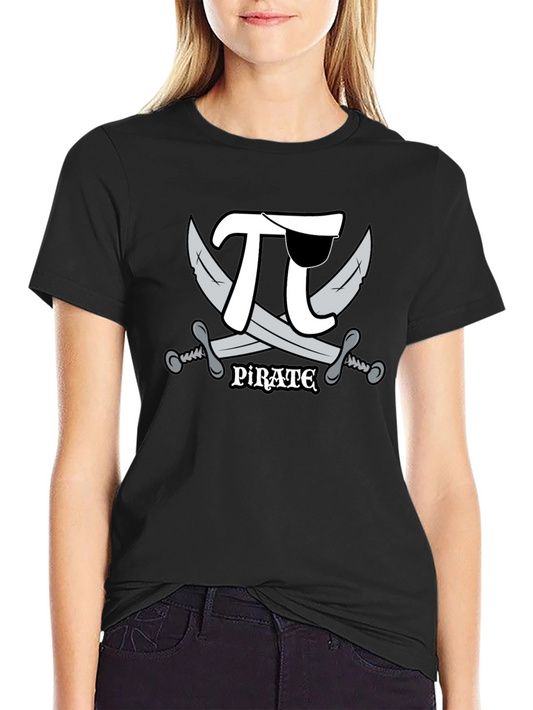 Pi Rate T-Shirt - Math Pirate Pun Tee