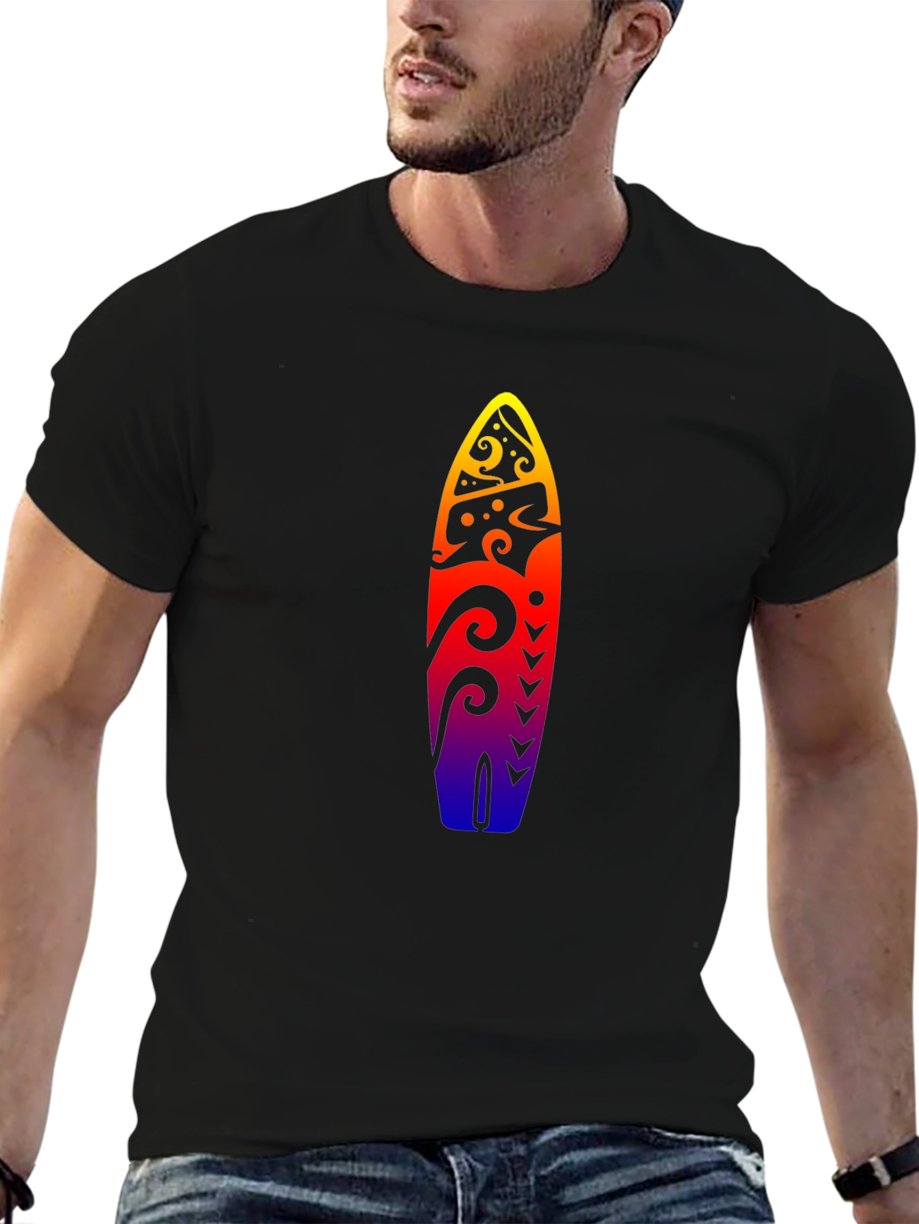Surfboard Graphic T-Shirt - Summer Style