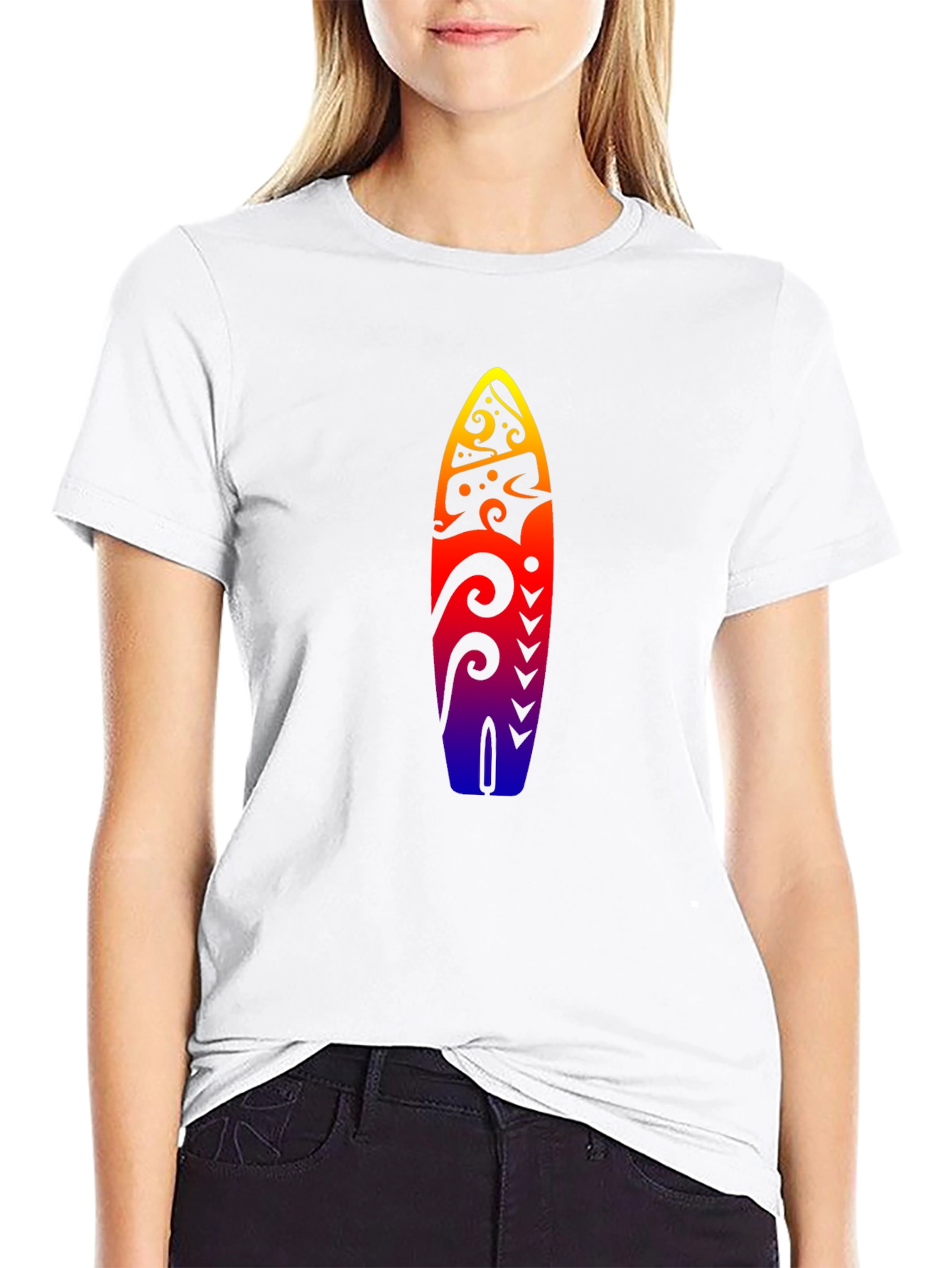 Surfboard Graphic T-Shirt - Summer Style