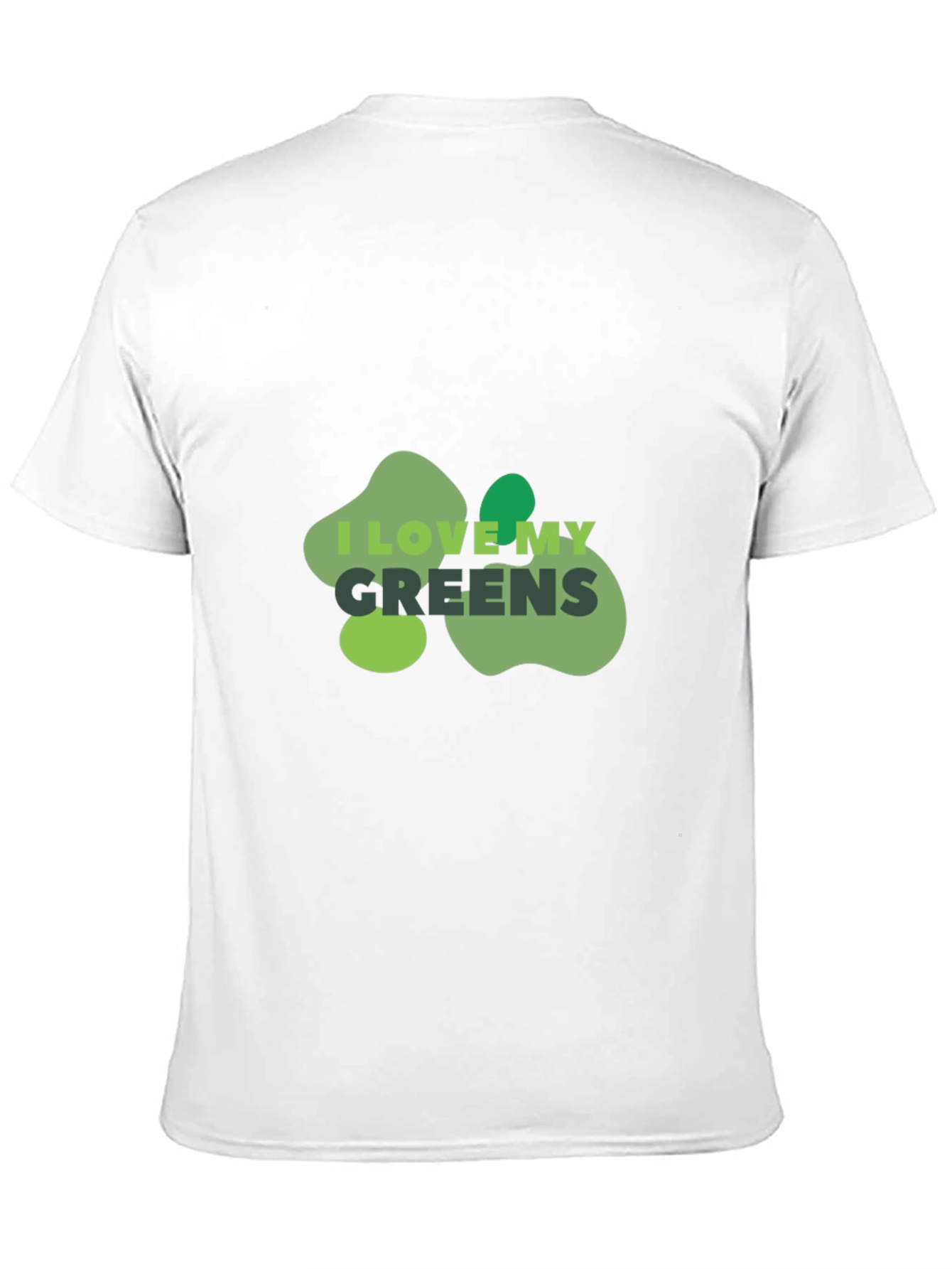 I Love My Greens Graphic Tee - Black