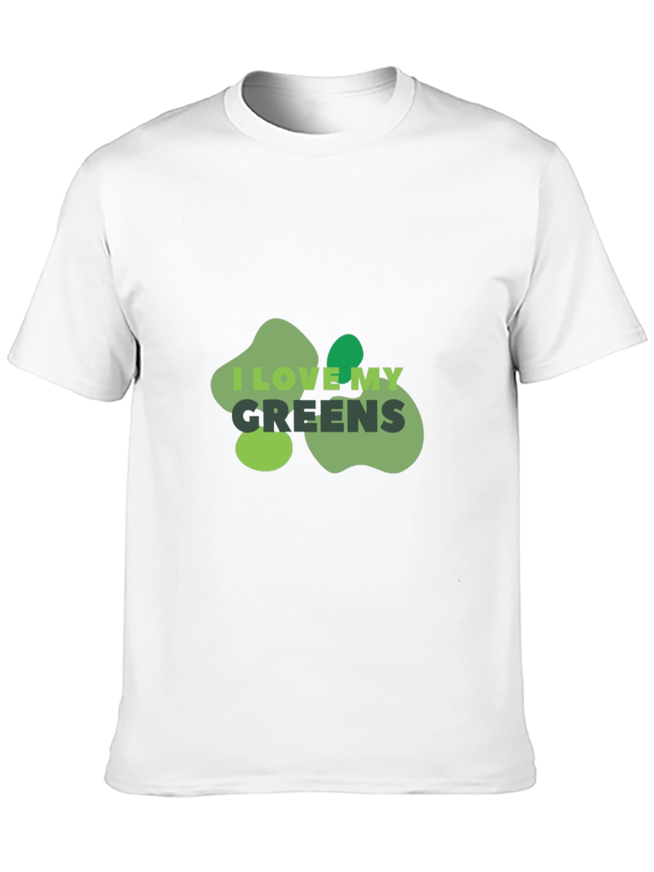 I Love My Greens Graphic Tee - Black