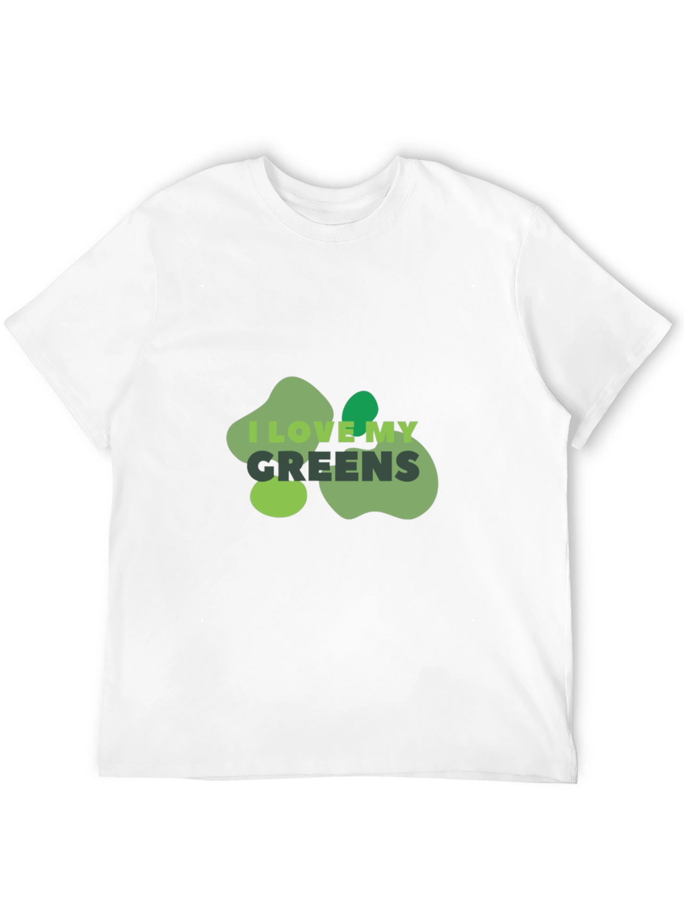 I Love My Greens Graphic Tee - Black