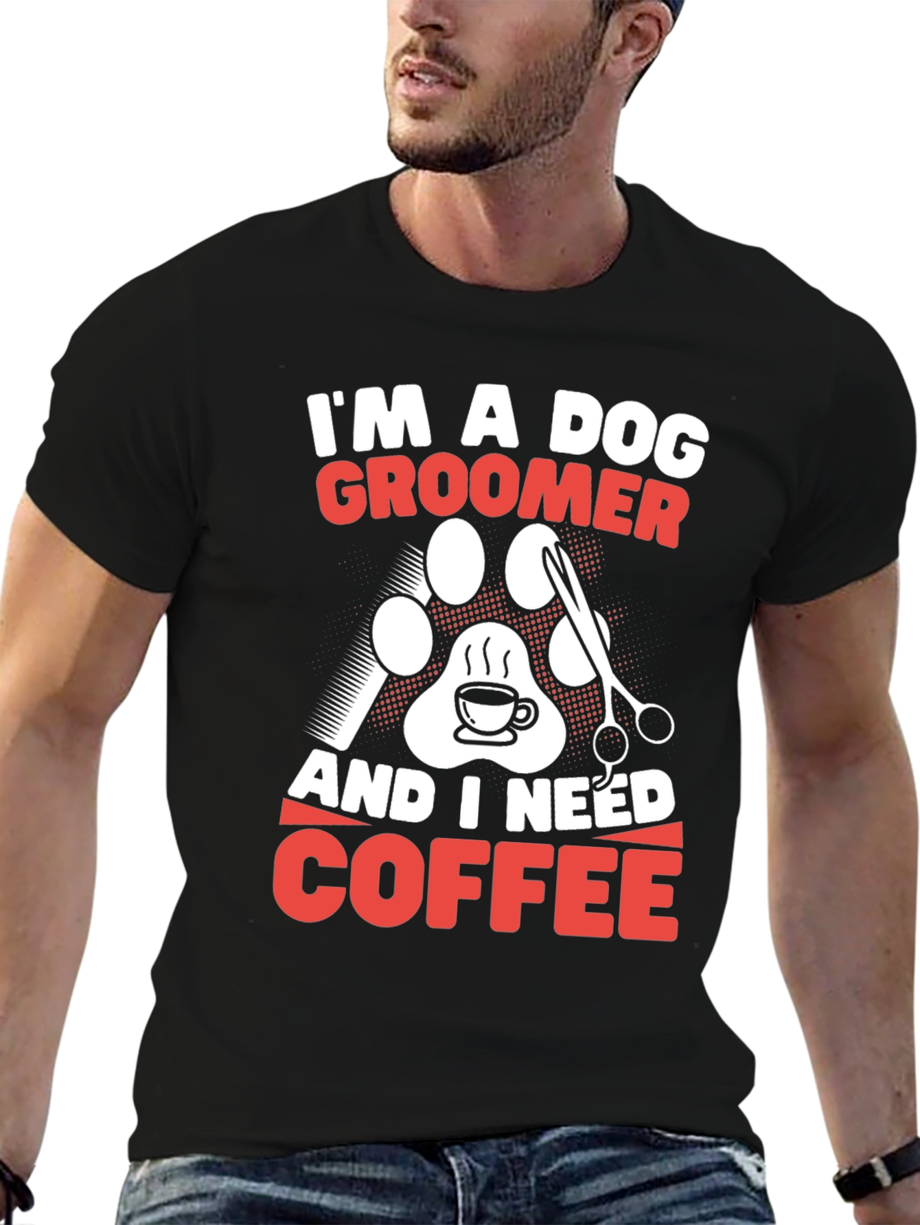 Dog Groomer Coffee T-Shirt