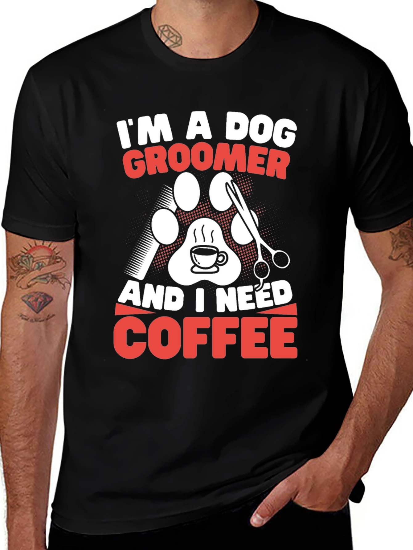 Dog Groomer Coffee T-Shirt