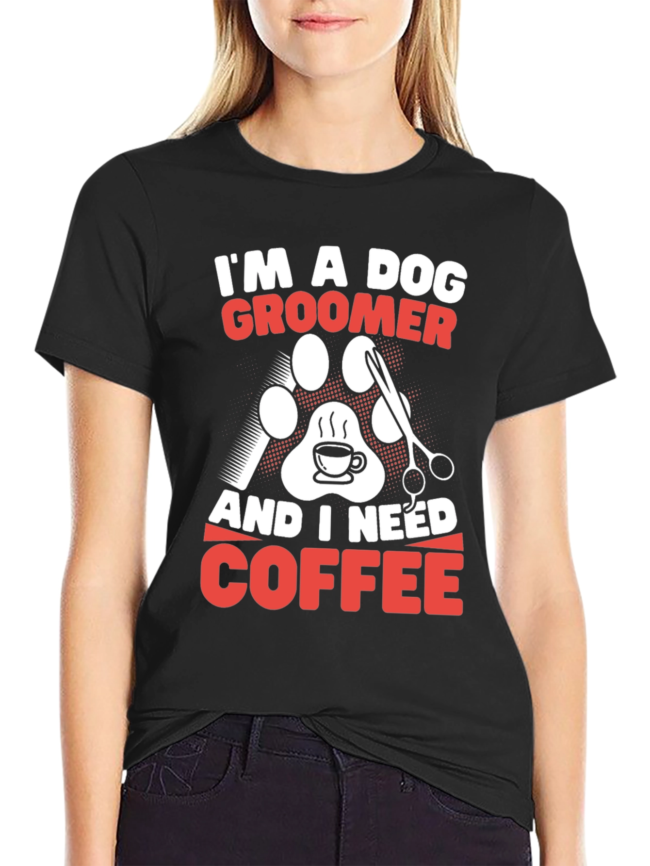 Dog Groomer Coffee T-Shirt