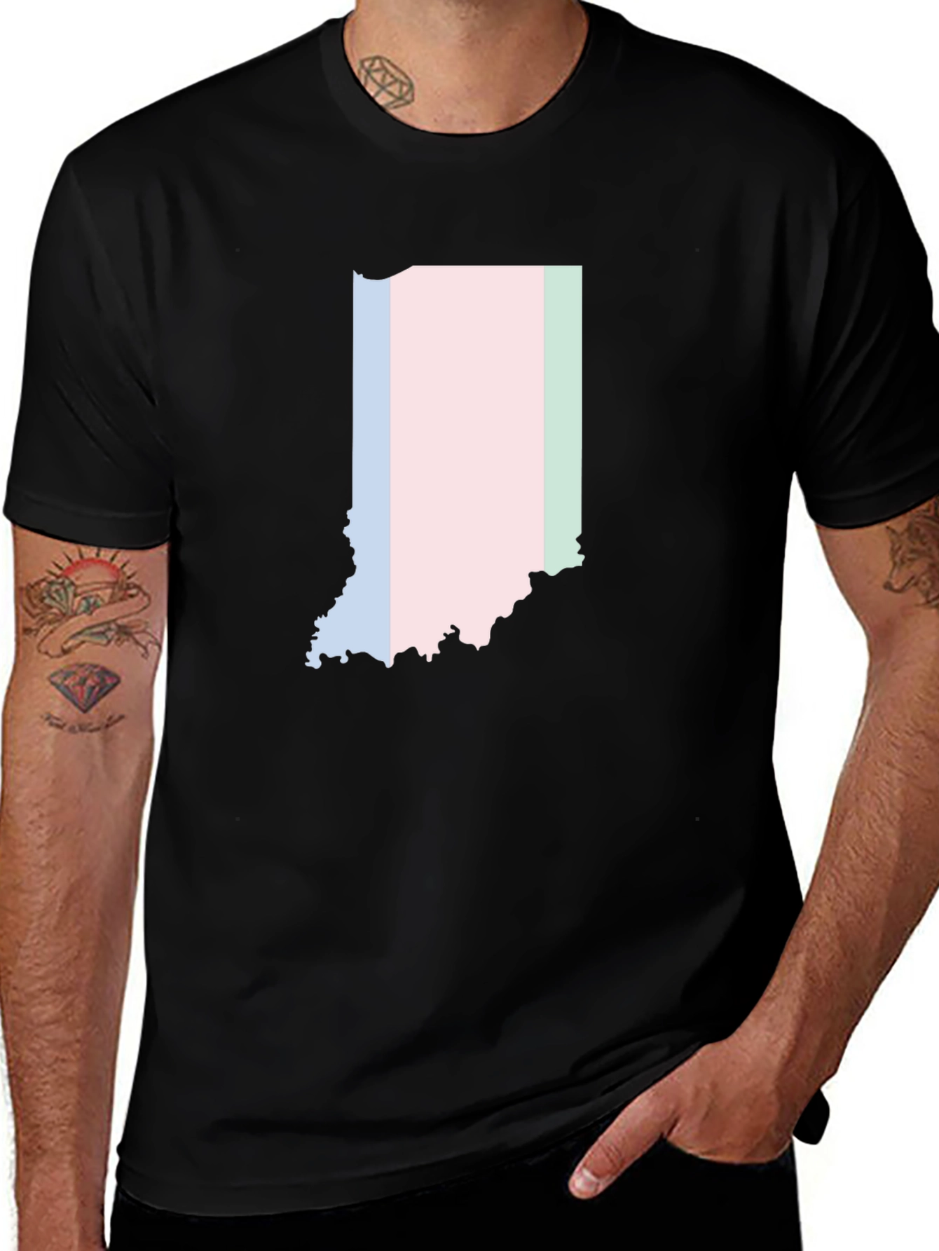 Indiana State Pride T-Shirt - Soft Cotton Blend
