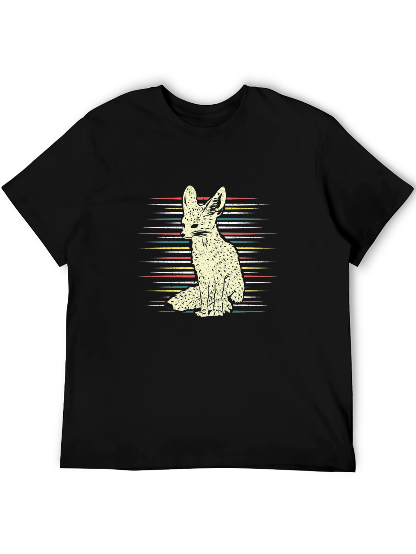Retro Fennec Fox Graphic Tee - Unisex