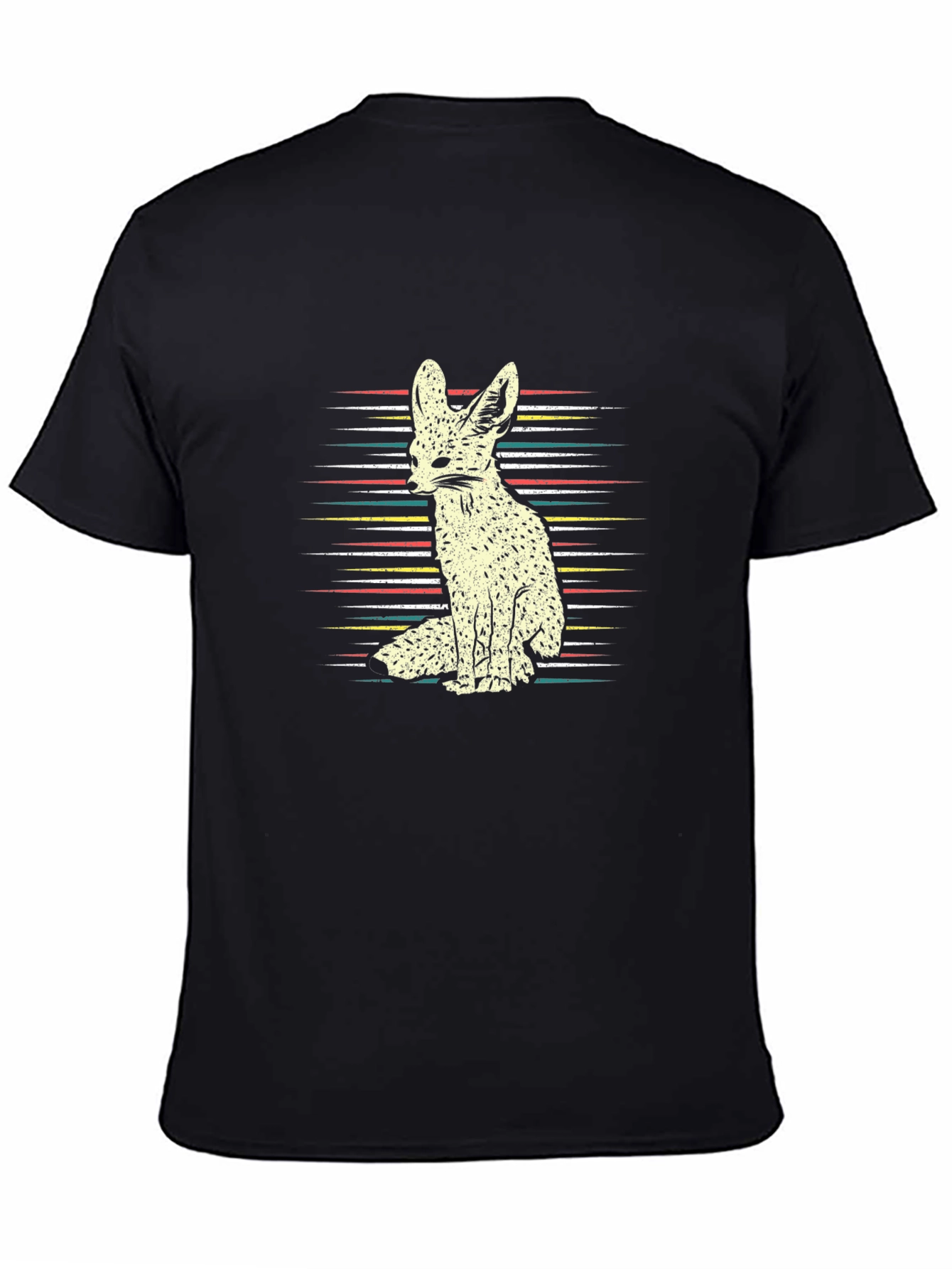 Retro Fennec Fox Graphic Tee - Unisex