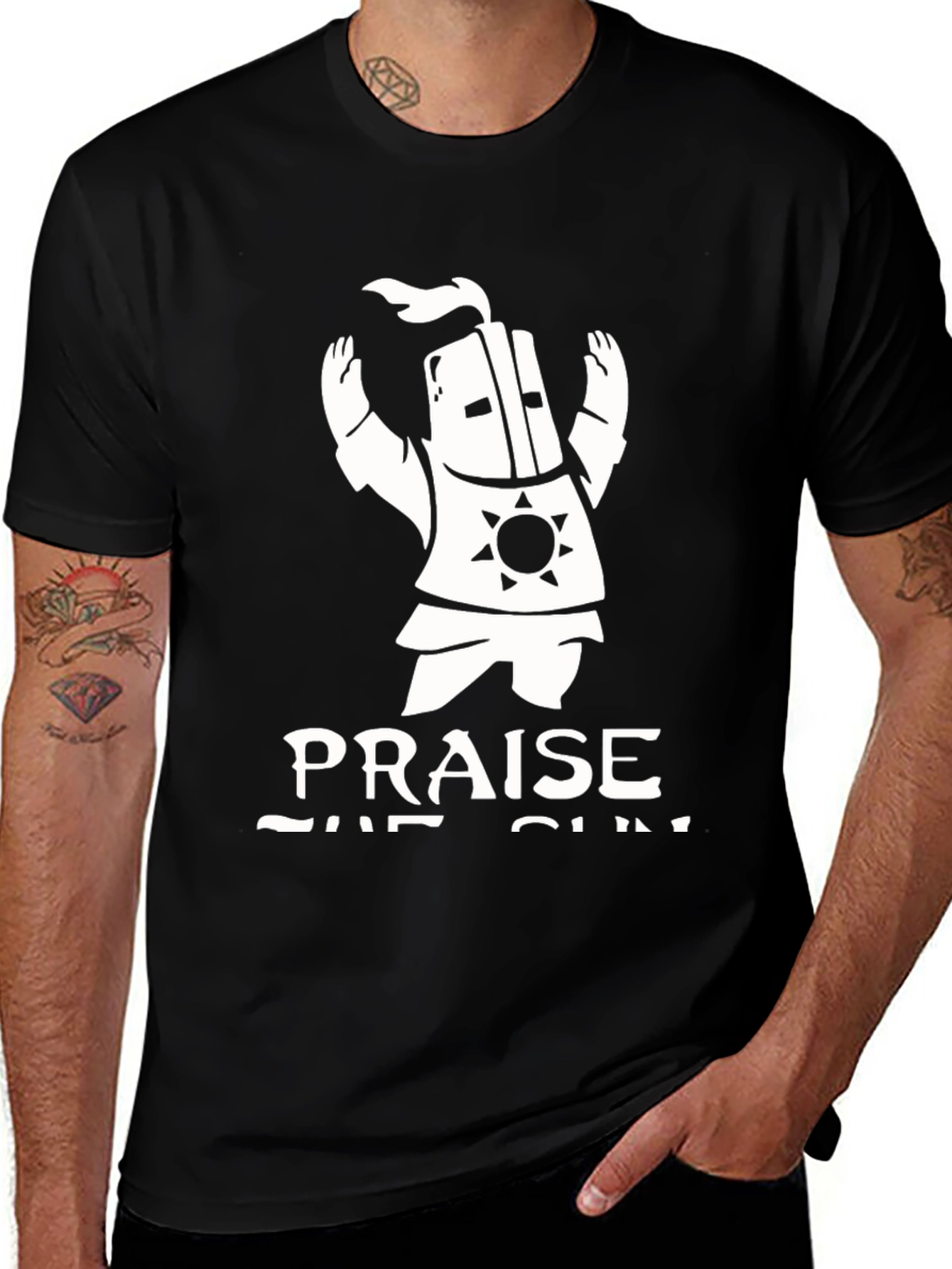 Praise the Sun Knight Black T-Shirt