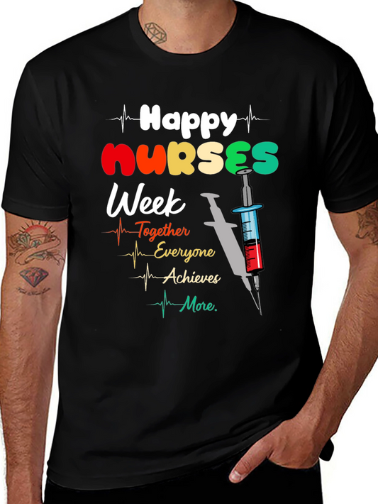 Happy Nurses Week T-Shirt - Together Everyone Achieves More