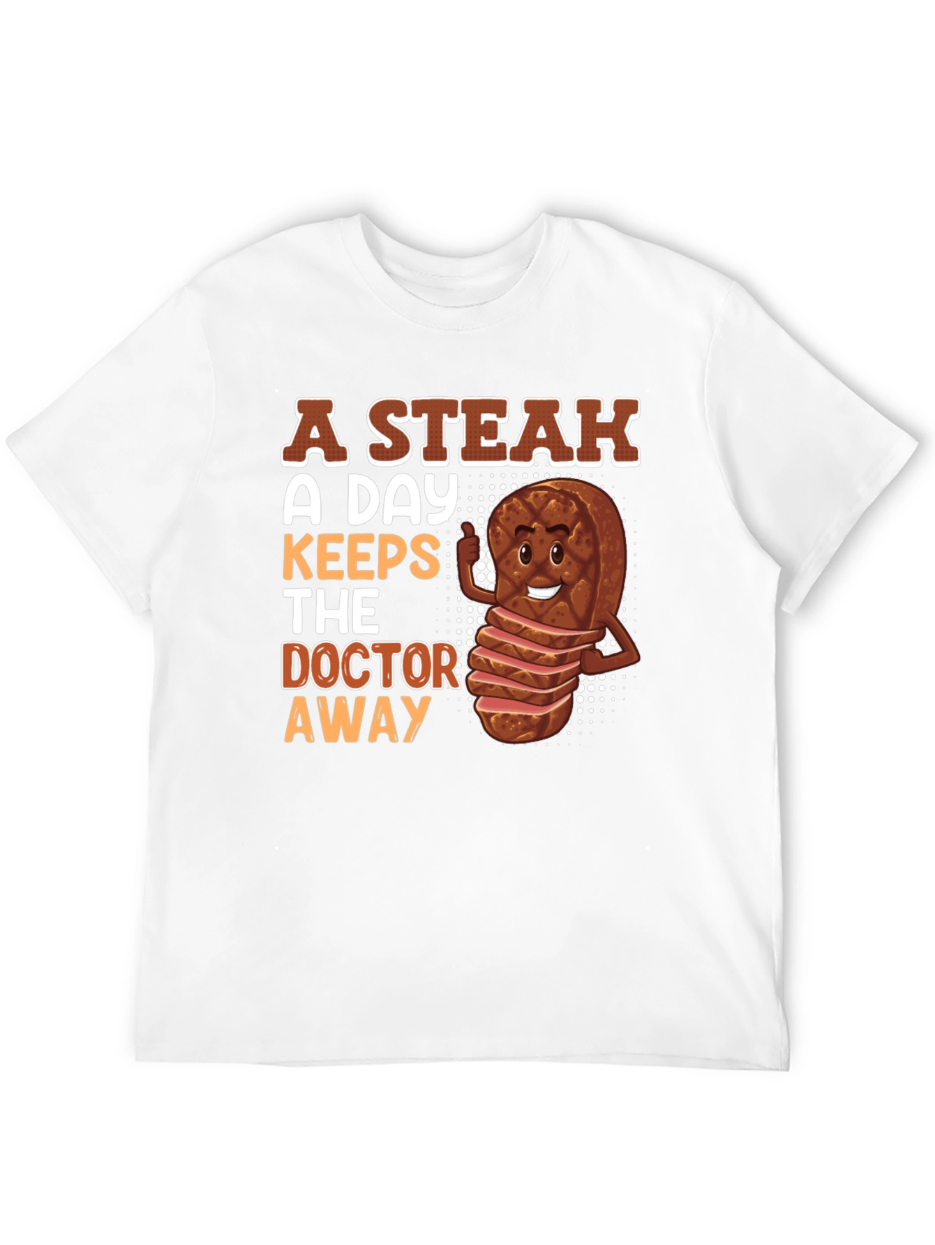 Steak A Day Graphic T-Shirt