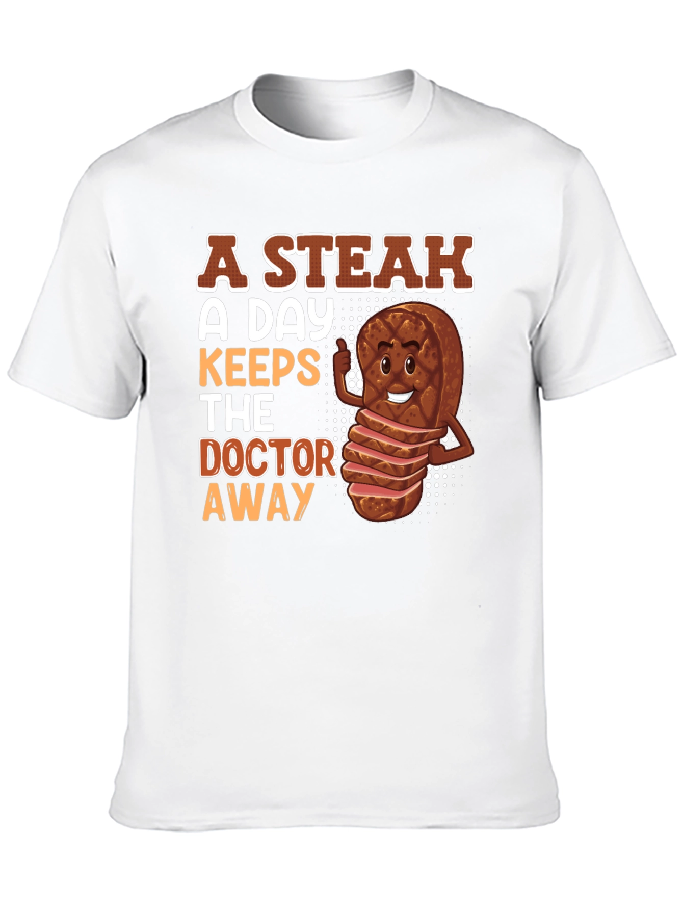 Steak A Day Graphic T-Shirt