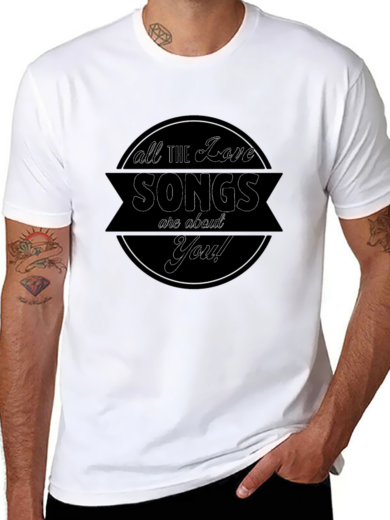 Love Songs Graphic Tee - All About You!