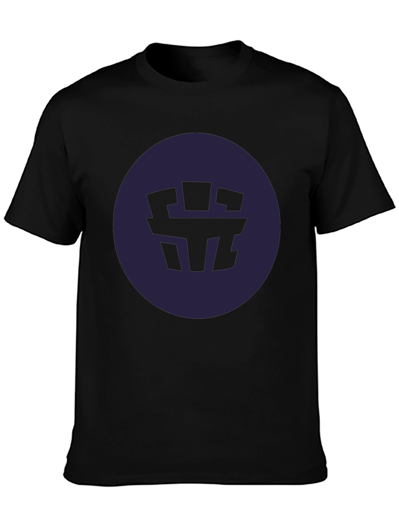 Abstract Symbol Black Graphic Tee