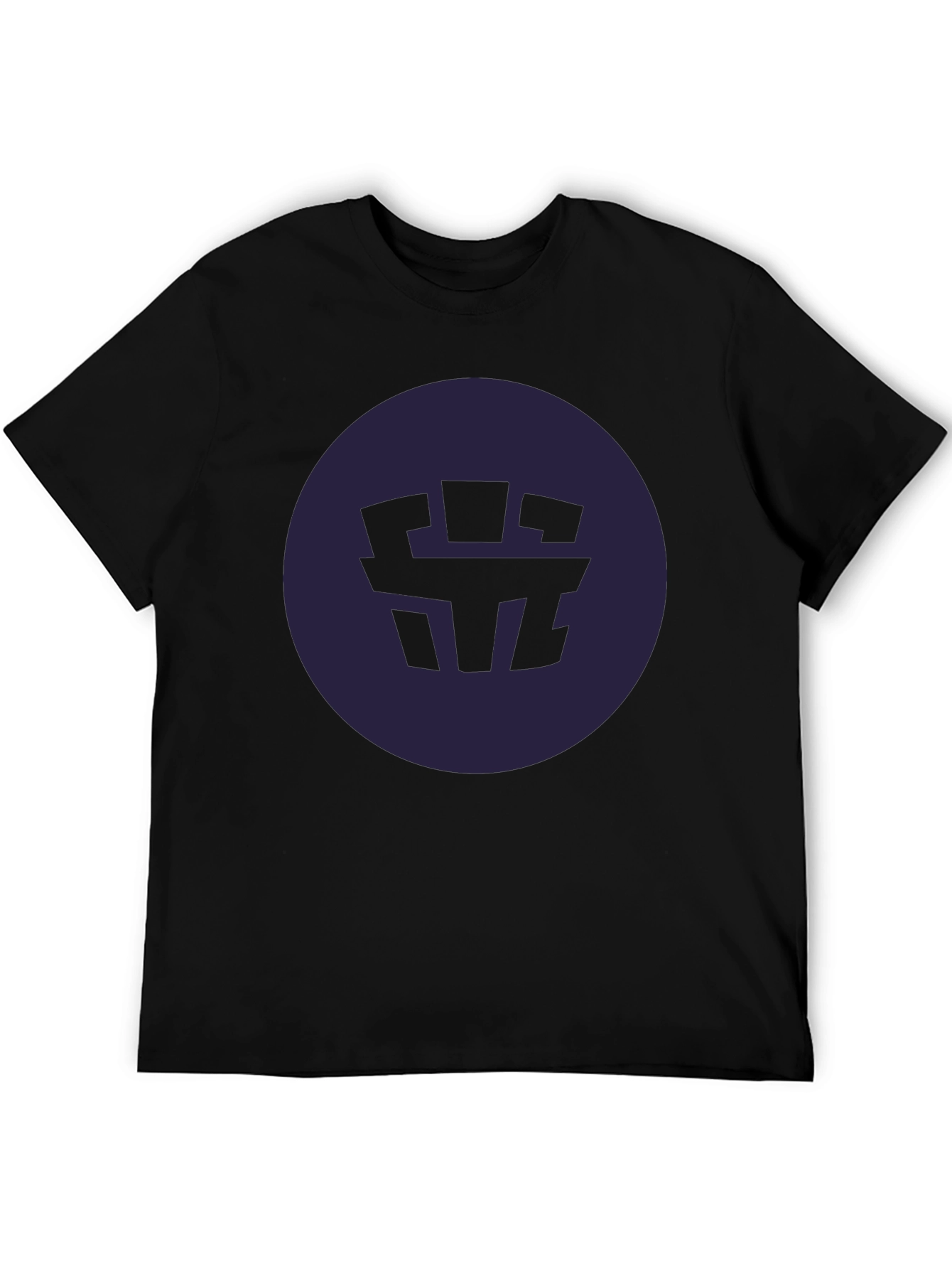 Abstract Symbol Black Graphic Tee