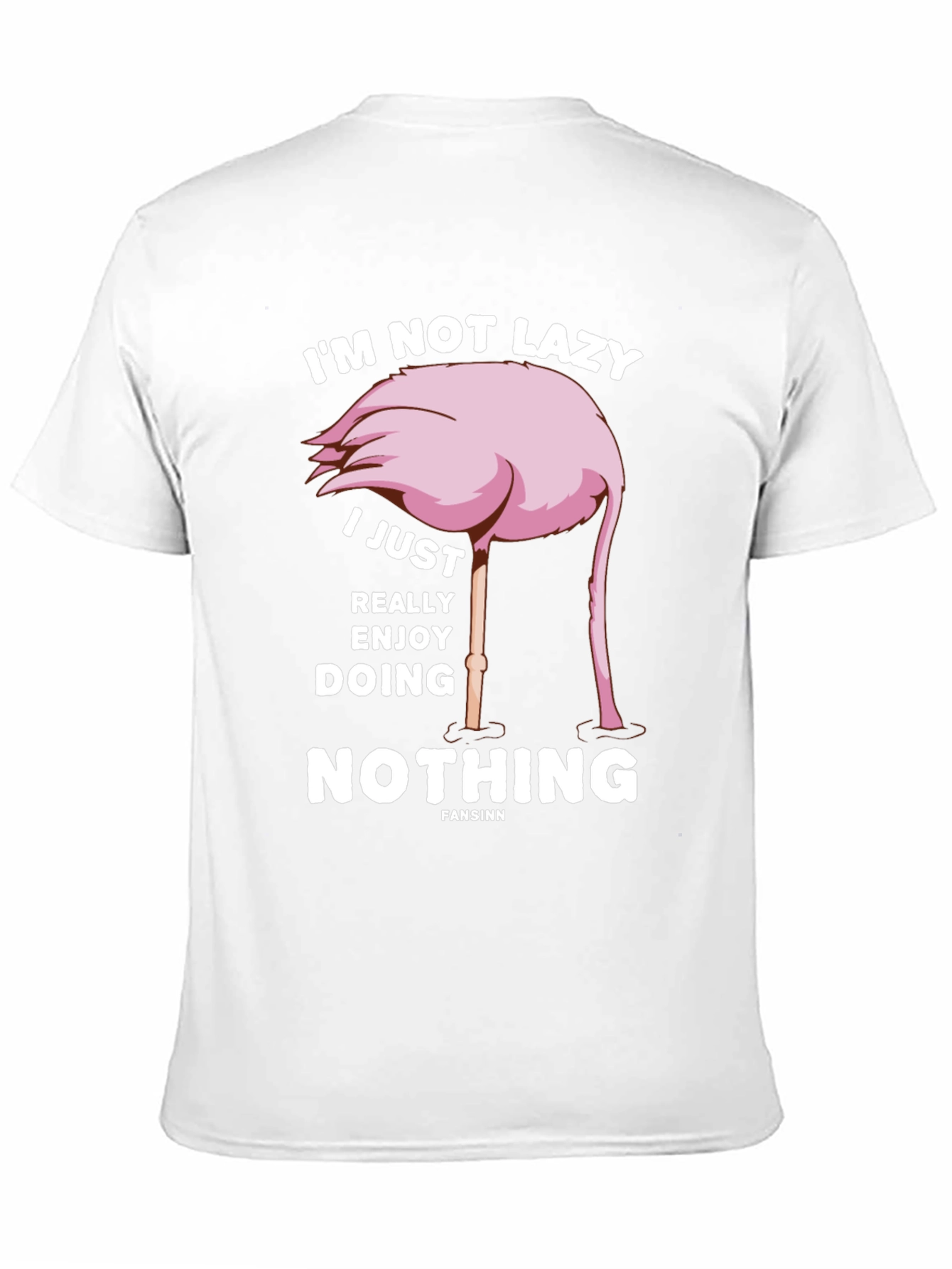 Funny Flamingo Lazy T-Shirt